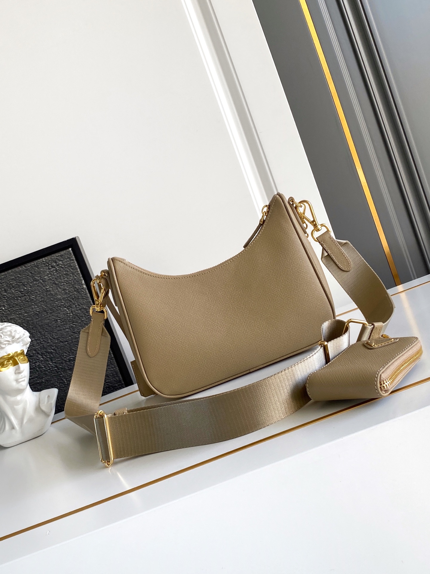 Prada 十字纹baokuanqnylon