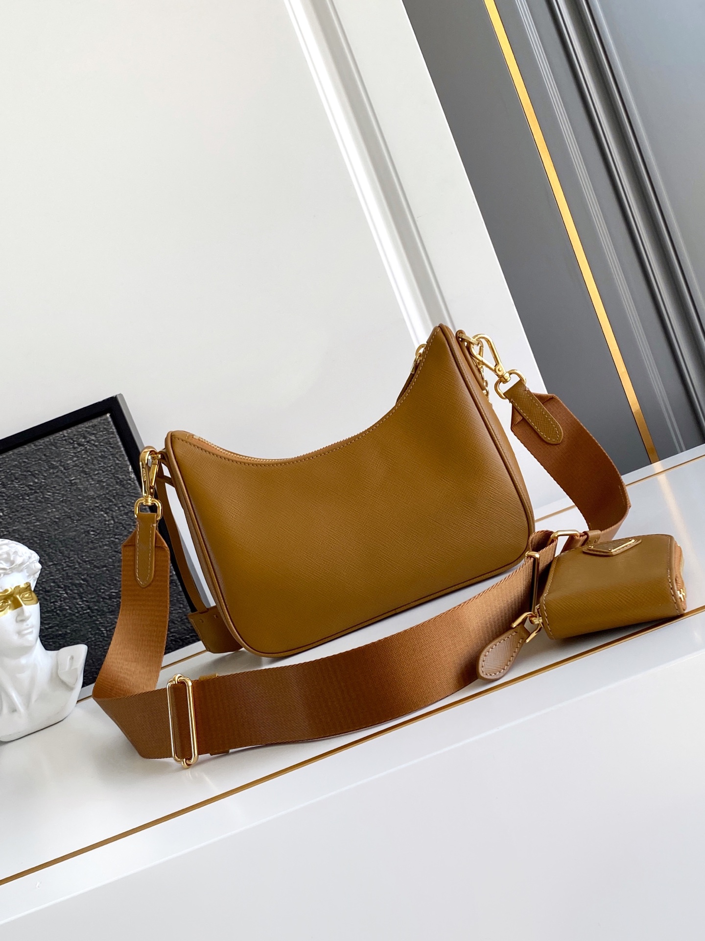 Prada 十字纹baokuanqnylon