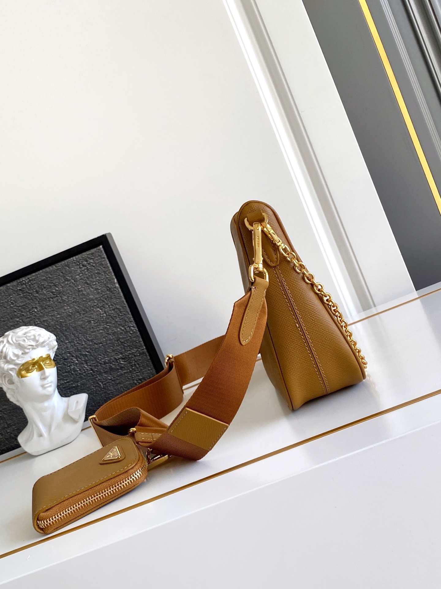 Prada 十字纹baokuanqnylon