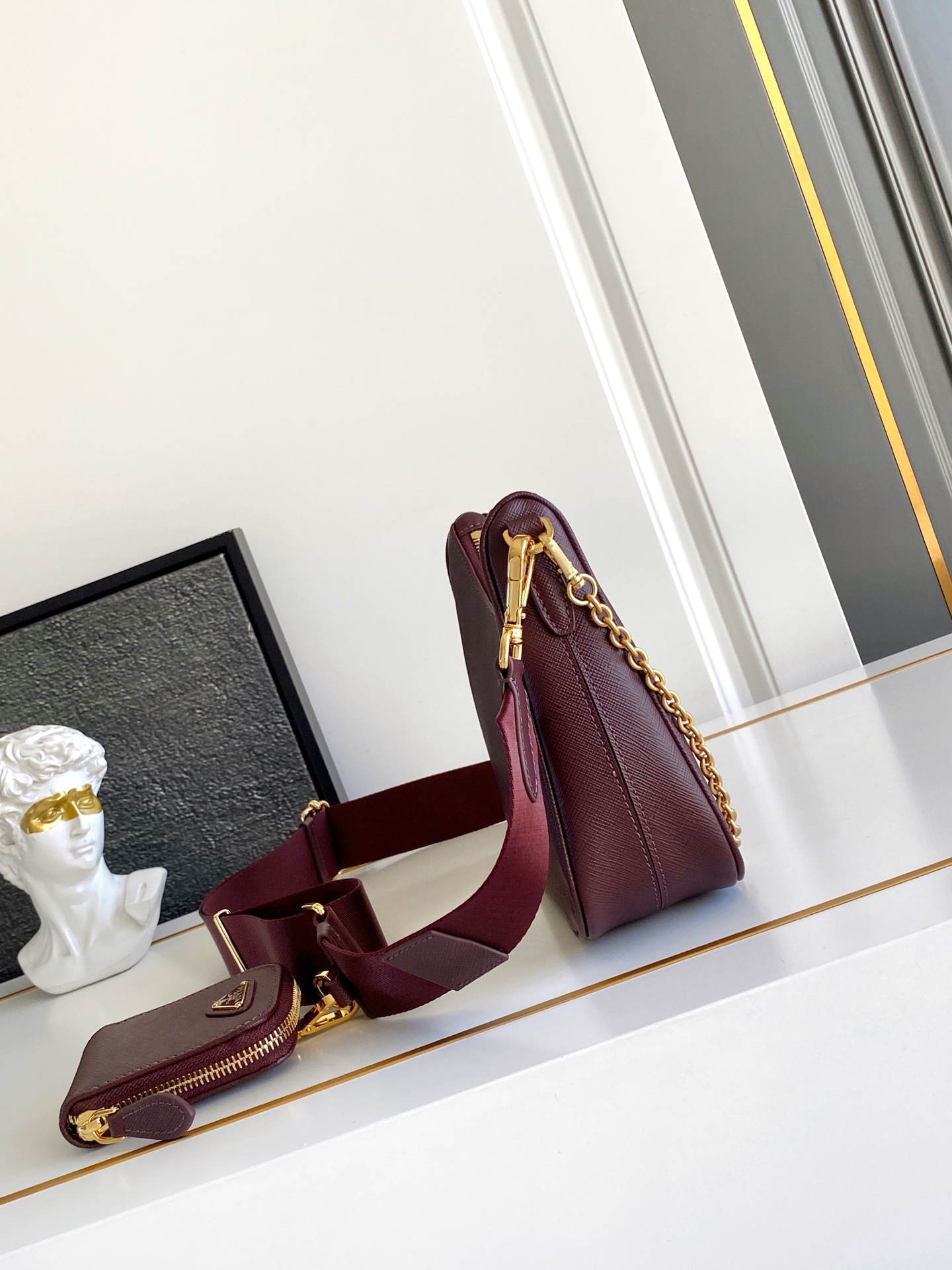 Prada 十字纹baokuanqnylon