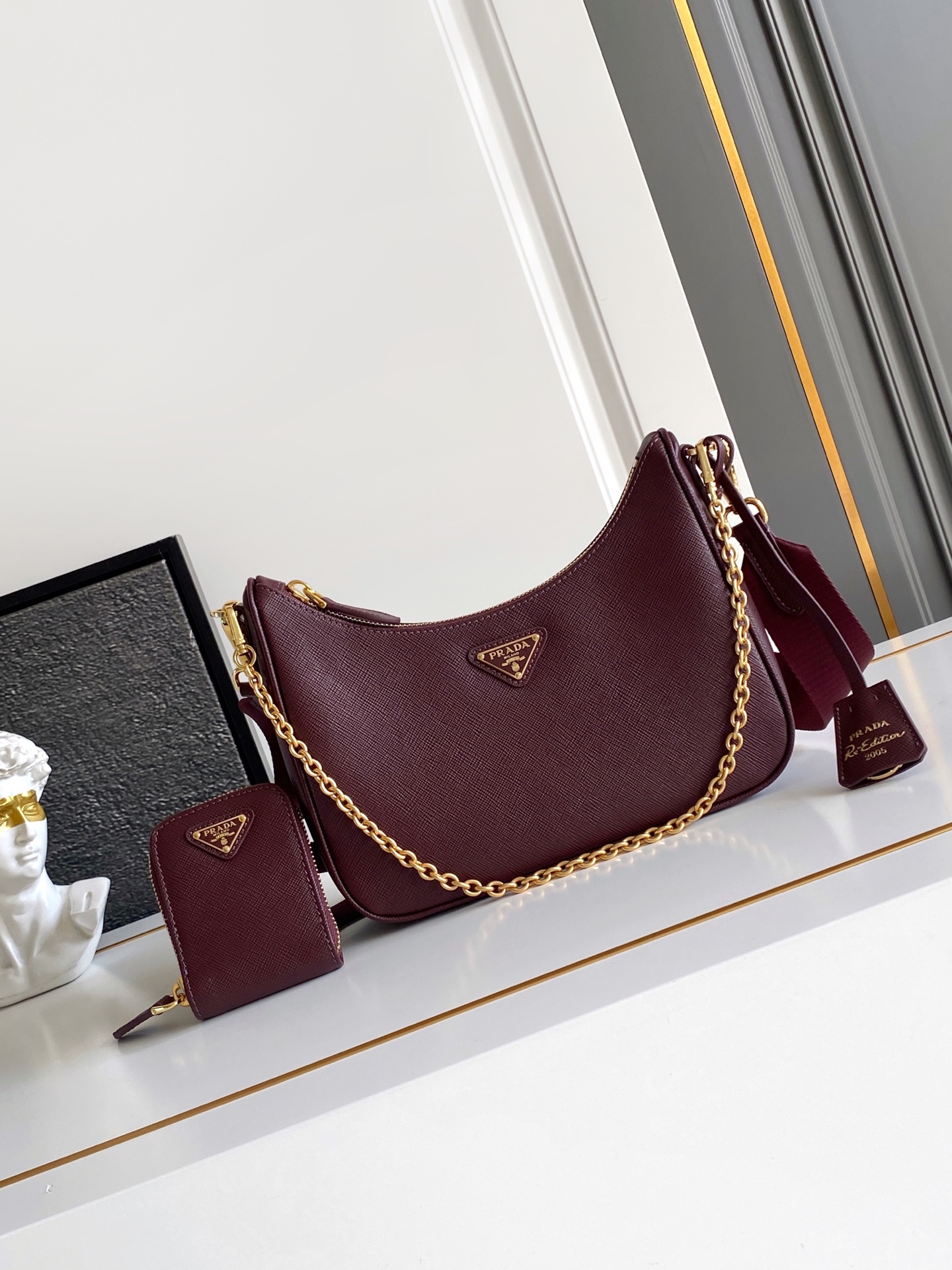 Prada 十字纹baokuanqnylon