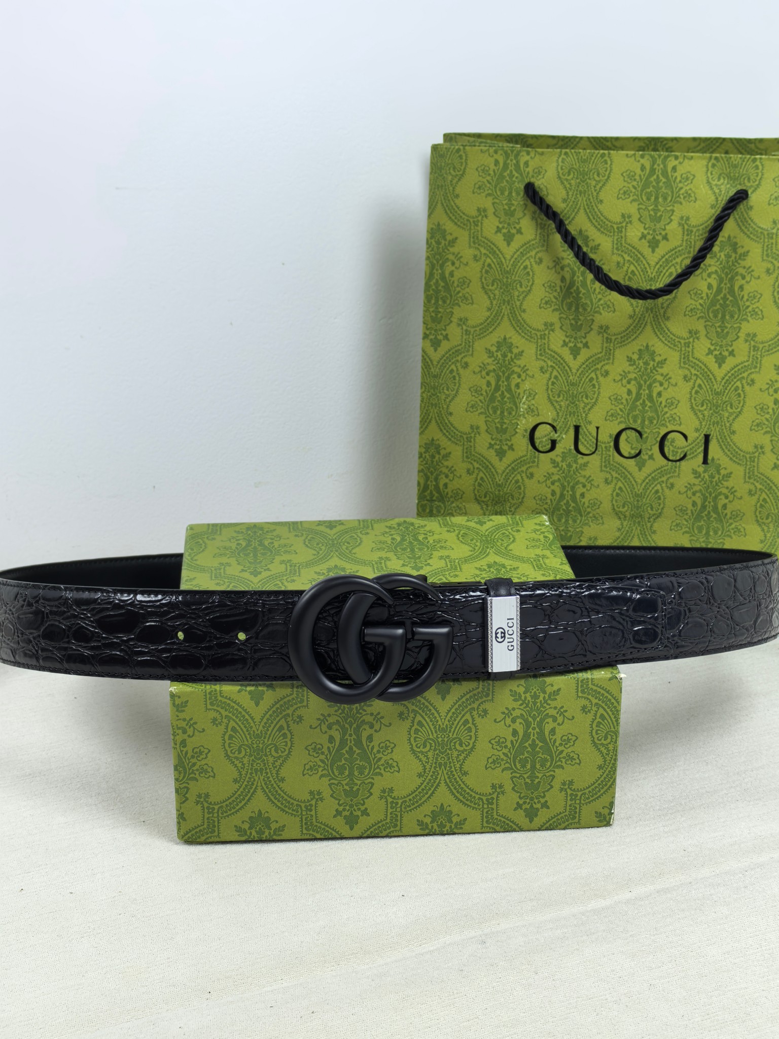 Gucci Style Leather Men's Belts Men's Belts Men's Belt detail image 6 from source 766482