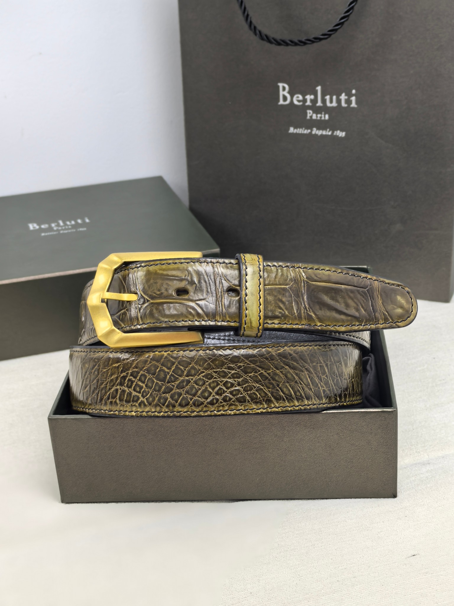 China Replica Berluti Belt BLTBT0402-4097