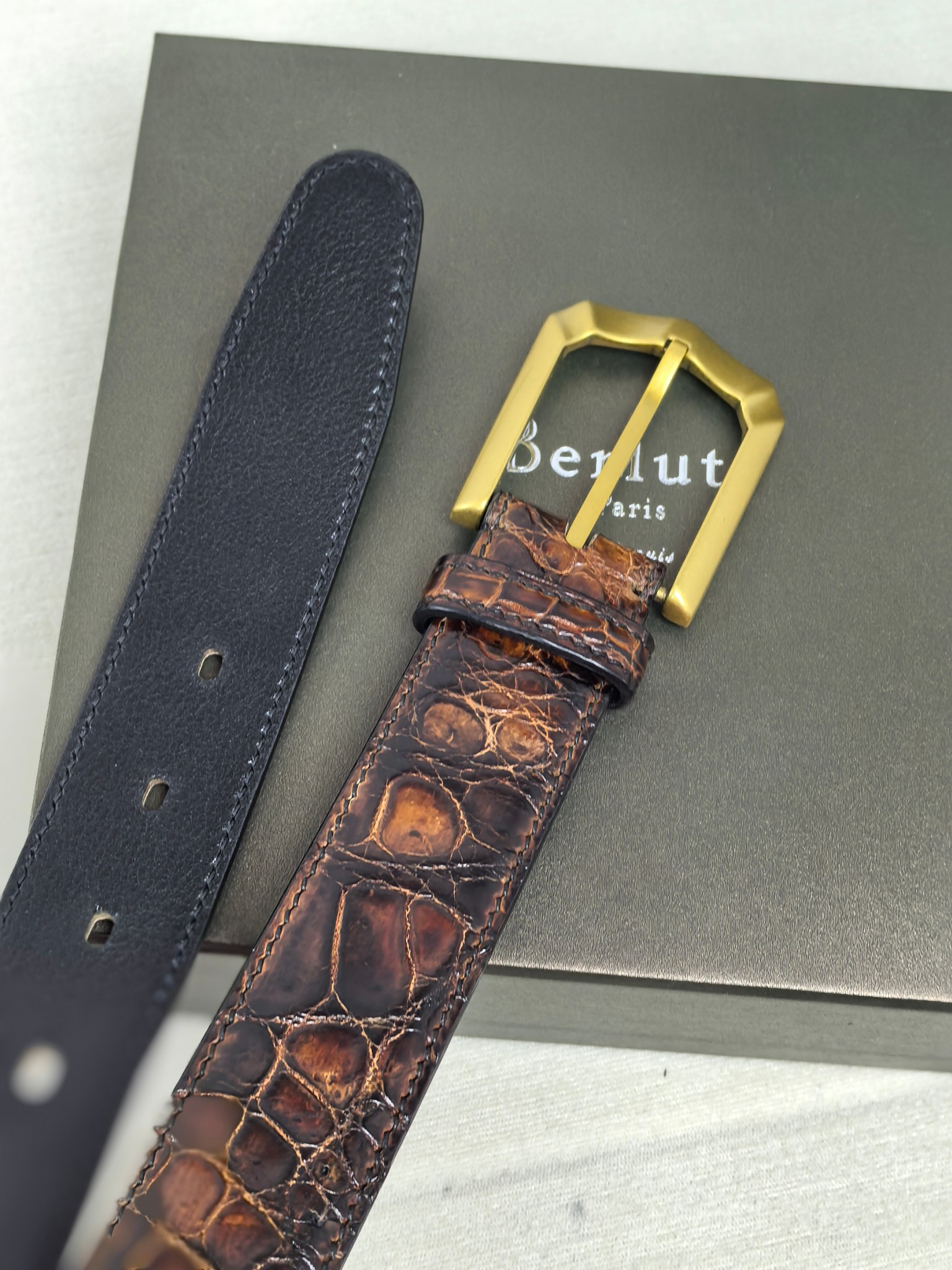 China Replica Berluti Belt BLTBT0402-3490