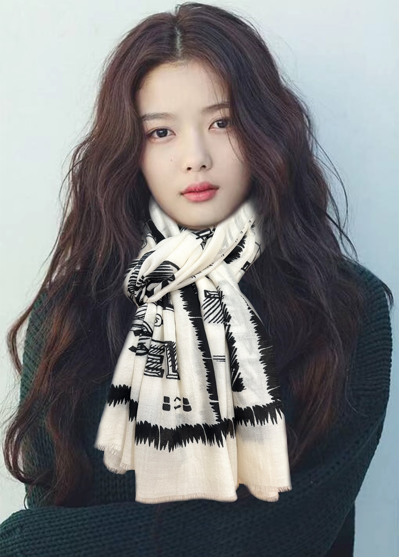 NO:169245,New Xiaoxiang's latest style, so beautiful to the heart. [Xiangjia cashmere scarf] The real thing is truly beautiful. The shawl is printed and painted in a very good way. The details can be seen. The whole scarf gives people aura and is very exquisite. High-end VIP recommendations are definitely worth buying. The size is 100x200cm, 2 colors, high-end scarf, chanel, shawls19860909上新 小香最新款、太美到心动【香家羊绒长巾】实物真心美 披肩配以印花无论设计喷绘都是非常到位细节都可见整个围巾给人气场的同时又非常精致高端VIP推荐绝对值得入手的款尺寸100x200cm,2色,高版本围巾,chanel,shawls,scarf