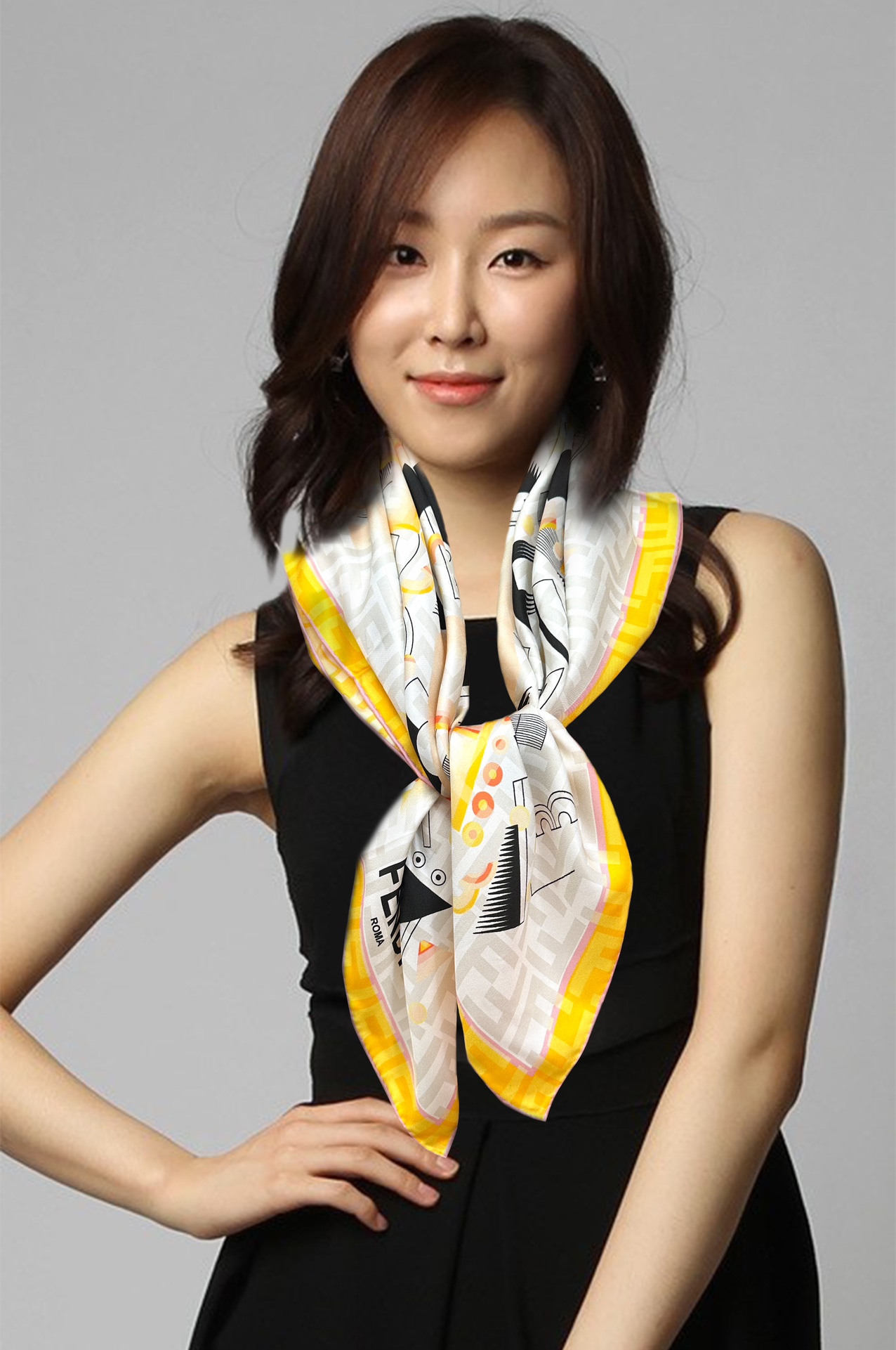 NO:169249,F Home New Model [FF Graffiti Art] is so beautiful. When you buy it, you must be fast and high-end. Love women's beauty. There are very few products. You can use true and beautiful things in all seasons. The upper body effect is simply beautiful. The quality is very perfect. The whole scarf gives people aura and is very exquisite and beautiful. The new model is definitely worth buying. Once you get the real thing, you will be glad that you bought the right one. Material is silk, size 90x90, 2 colors, high-end scarf, fendi, real silk19860909F家新款【FF涂鸦艺术】太美了,买到都说好下手一定要快高端 大爱女人尤物 货极少 四季都可以用真心美的让人非常非常心动 上身效果简直美翻了 品质非常完美整个围巾给人气场的同时又非常精致秀丽绝对值得入手的新款 实物一拿到就会庆幸自己是买对了,材质真丝,尺寸90x90,2色,高版本围巾,fendi,real silk,scarf