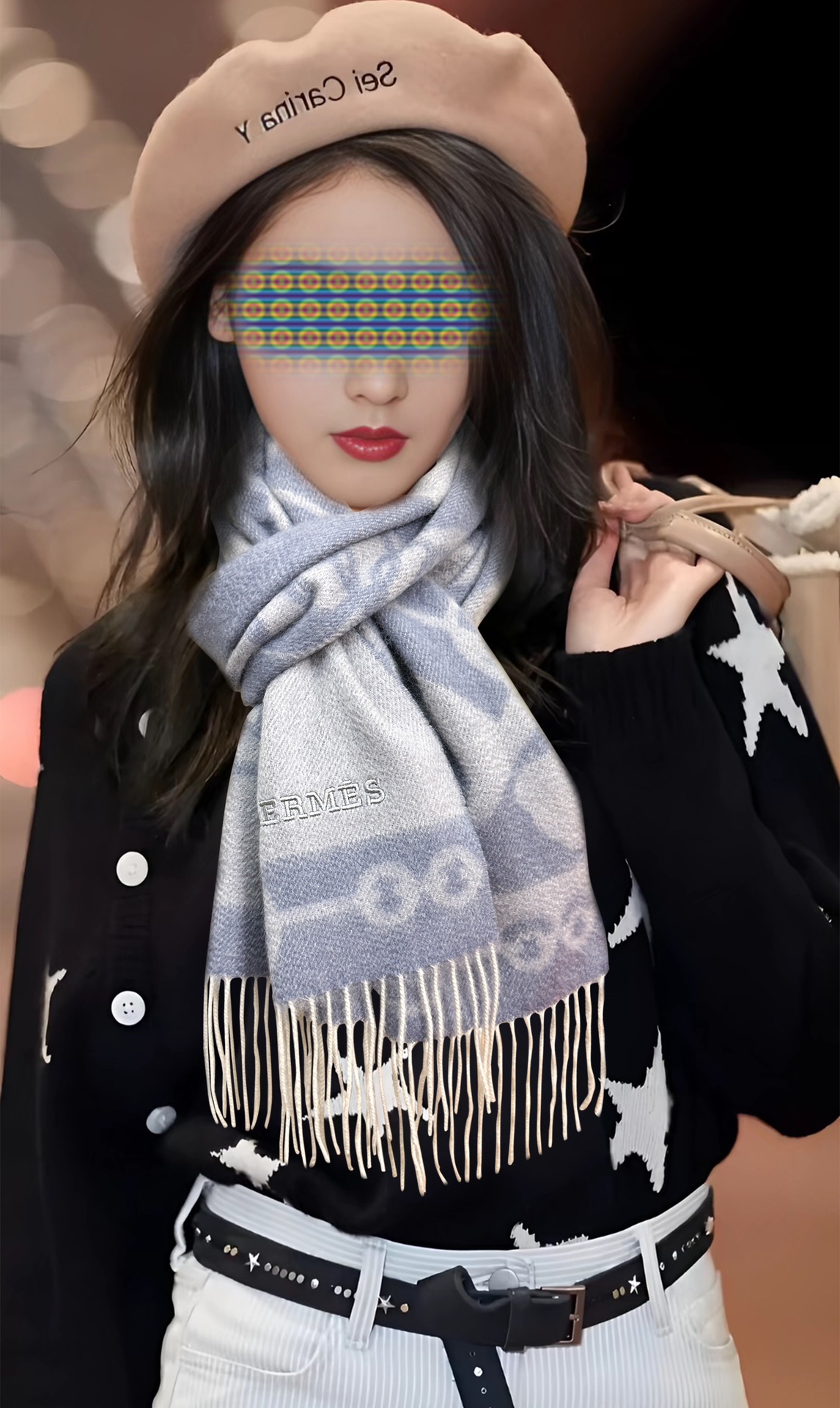 NO:176096,New 90 Cashmere Hermes [Love] uses Inner Mongolia cashmere, the latest universal couple model for men and women. The classic plaid is always timeless and very warm, soft and skin-friendly. The classic design is so beautiful. Hurry up and start with the neutral style. Men and women choose their own favorite colors, material cashmere, size 32x, 2 colors high-version scarf, high-version scarf, hermes19860909上新 90山羊绒 爱马仕[爱心]采用内蒙古山羊绒,最新款男女通用情侣款重磅推荐 经典的格子,永不过时非常保暖柔软亲肤,不扎脖经典设计太美了赶紧下手吧中性款男女各自选择自己中意的颜色,材质山羊绒,尺寸32x,2色高版本围巾,高版本围巾,hermes,scarf