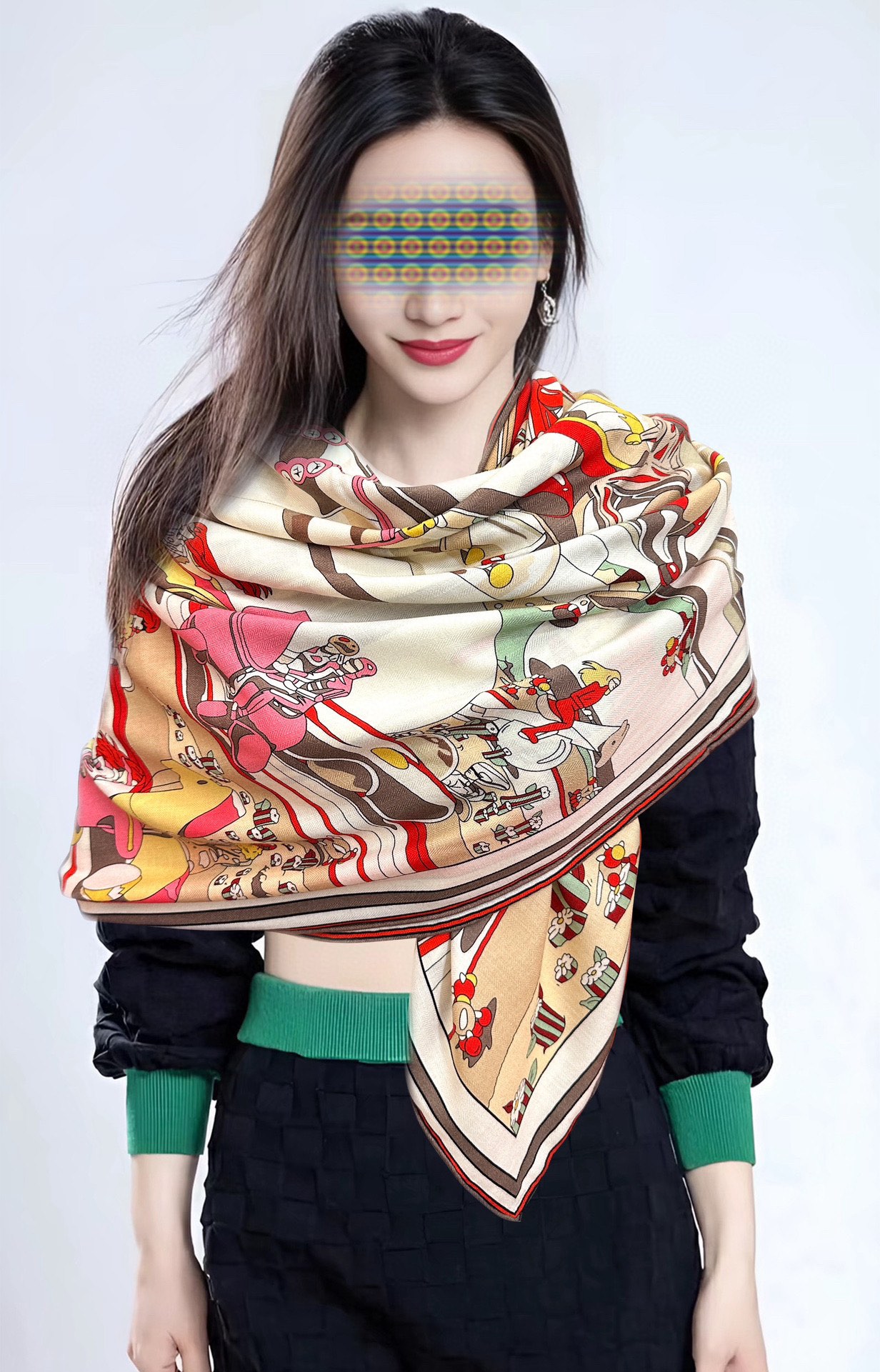 NO:184987,Aimas [Double-sided same color] I'm saying it's good after selling [Rose] Big recommendation, ZG synchronized [Circus Performance] Top craftsmanship and value [lip] The counter hit cashmere square scarf three-dimensional presentation pattern and pattern real objects, extremely high grade, special craftsmanship and high-end research and development, and it was amazingly launched. Special cutting-edge technology processing [color] is loved by white and rich beauty. Whether it is quality or style, they scream. Super high cost performance, absolutely worth buying, material 70 cashmere silk, size 140x140, high-version scarf, high-version scarf, hermes, real silk19860909爱马士【双面同色】卖了都说好[玫瑰]重磅推荐,ZG同步【马戏团表演】顶级工艺超值[嘴唇]专柜爆款羊绒方巾立体呈现图案纹路实物档次极高特殊工艺高端研发惊艳问世特殊尖端工艺处理[色]受到白富美的喜欢 无论是品质 款式 都令她们尖叫 超高性价比 绝对值得入手,材质70山羊绒真丝,尺寸140x140,高版本围巾,高版本围巾,hermes,real silk,scarf