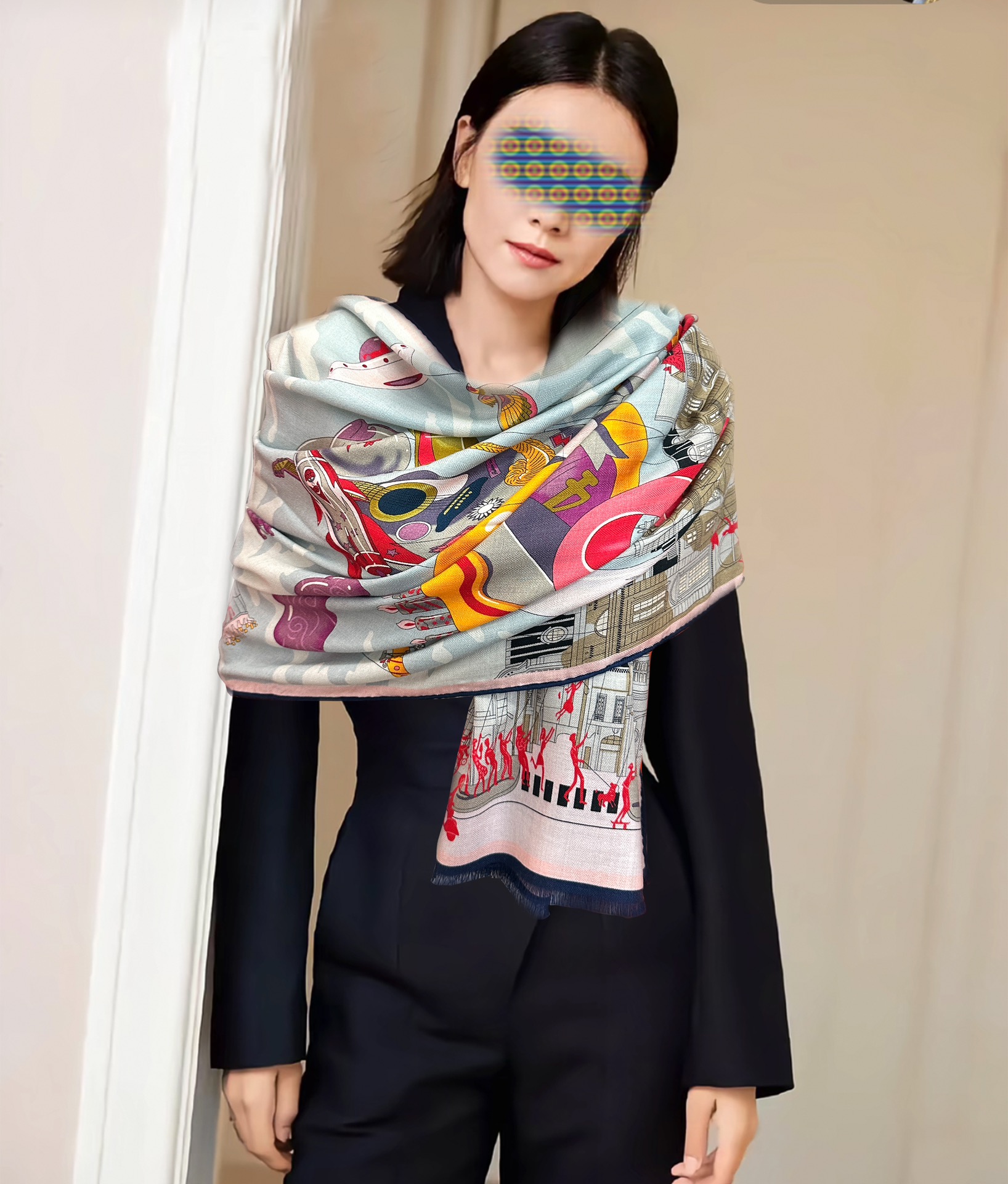 NO:188587,New Hermes [Double-sided and same color] is so beautiful [Eating melon] Be sure to start quickly [lip] You can use it all seasons [seduction] It is really beautiful and makes people feel very unfair. The quality is very perfect. The whole scarf gives people aura and is very exquisite and beautiful. The new style is definitely worth buying. Once you get it, you will be glad that you are a beautiful woman. Size 65x185, high-end cashmere scarf, high-end scarf, hermes19860909上新 爱马仕【双面同色】太美了[吃瓜]下手一定要快[嘴唇]四季都可以用[勾引]真心美的让人非常非上身效果简直美翻了 品质非常完美整个围巾给人气场的同时又非常精致秀丽绝对值得入手的新款实物一拿到就会庆幸自己是女人的绝美好货 尺寸65x185,材质羊绒高版本围巾,高版本围巾,hermes,scarf