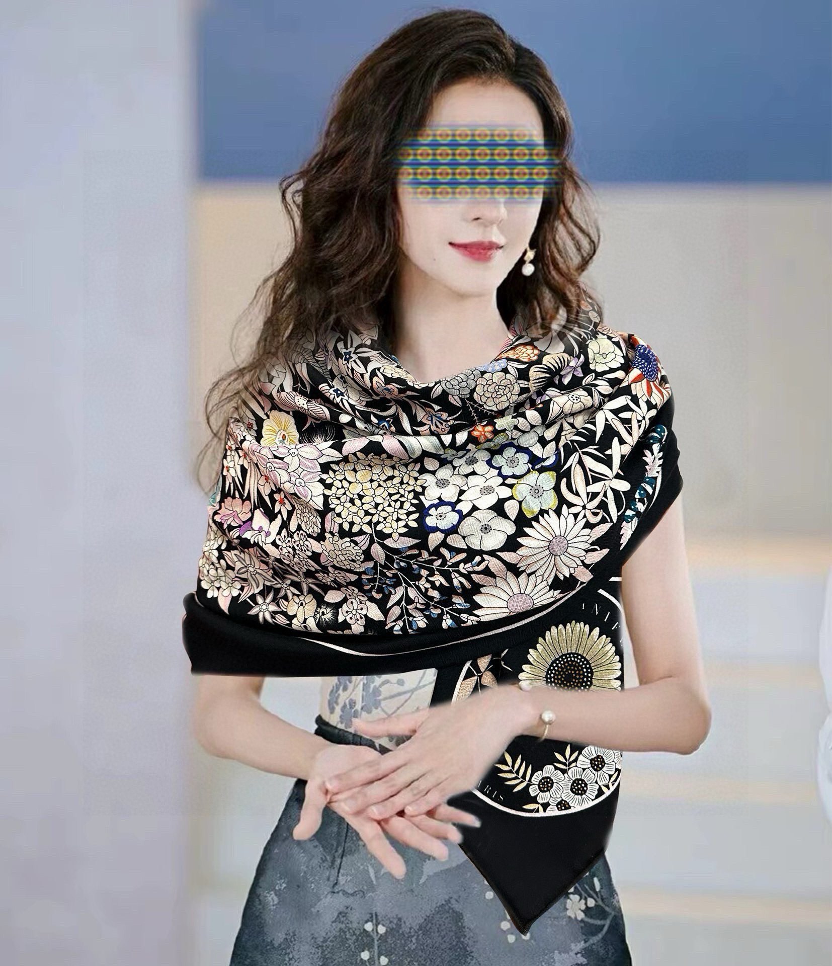 NO:188599,The new Hermes classic and elegant [gift] ~ temperament to the bone [color] The new season's fabric is super high-end, really soft, smooth [sun] Very tough, it is not easy to be easily hooked! The new series released this year~ This design is really beautiful and beautiful. A scarf [color] gives you the best match [lip] The upper body effect is simply elegant and elegant. The gift is very lively. The layered and elegant texture. [celebration] The fragrance powder must be put into [hair] The upper body effect really needs no more beauty (it feels more with clothing, shoes and bags) [beer] The real thing is definitely more beautiful [strong] [sun] Size 140x140, material 30 silk silk cashmere, high-version scarf, high-version scarf, hermes, real silk19860909上新爱马仕经典优雅[礼物]~气质到骨子里[色]新一季的面料超高级,真心超级柔软,丝丝顺滑[太阳]韧性很强 不容易被轻易勾丝！今年新出的系列~真的被这样的设计美到[强]一条的丝巾[色]给你最好的搭配[嘴唇]上身效果简直优雅气质到不行[礼物]非常灵动.层次优雅质感.[庆祝]香粉必入[發]上身效果真的不用多说的美(搭配服饰鞋包更有感觉)[啤酒]实物绝对更美[强][太阳]尺寸140x140、材质30真丝丝羊绒,高版本围巾,高版本围巾,hermes,real silk,scarf