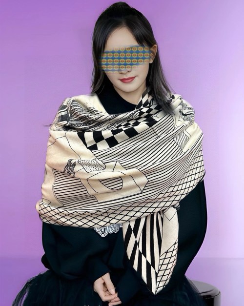 Hermes Ronds De March Scarf - 140x140cm Silk Wool Blend, New 2025 Collection 1 Hermes Ronds De March Scarf - 140x140cm Silk Wool Blend, New 2025 Collection