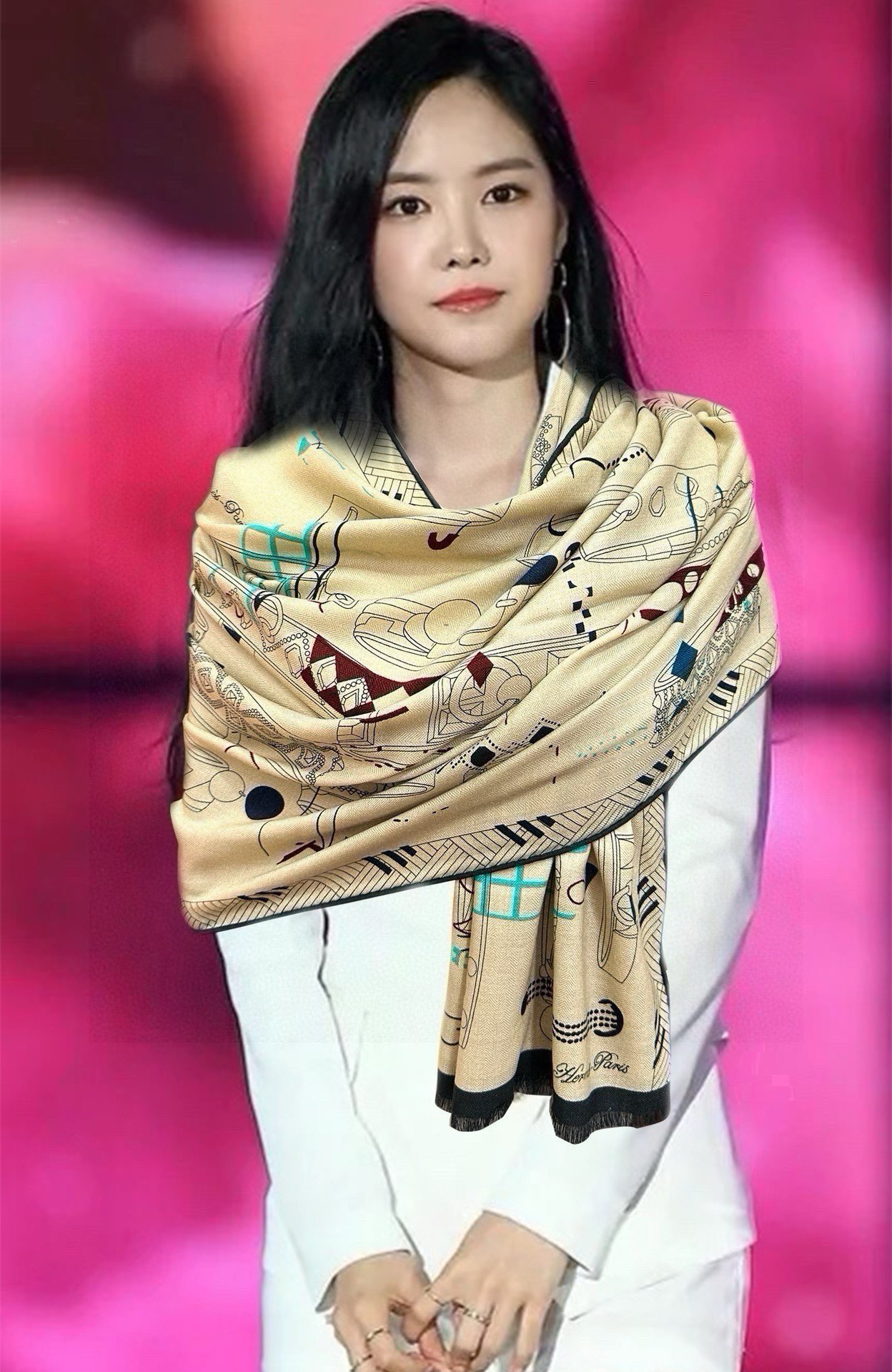 NO:188874,The new Aimas double-sided same-color print [Eating melon] Be sure to start quickly [Lips] You can use it all seasons [Seduction] It is truly beautiful and makes people feel very unfair. The effect is simply beautiful. The quality is very perfect. The whole scarf gives people aura and is very exquisite and beautiful. The new style is definitely worth buying. Once you get it, you will be glad that you are a beautiful woman. Size 65x185, cashmere, 2-color high-version scarf, high-version scarf, hermes19860909新款爱马士双面同色印花[吃瓜]下手一定要快[嘴唇]四季都可以用[勾引]真心美的让人非常非上身效果简直美翻了 品质非常完美整个围巾给人气场的同时又非常精致秀丽绝对值得入手的新款实物一拿到就会庆幸自己是女人的绝美好货 尺寸65x185,材质羊绒,2色高版本围巾,高版本围巾,hermes,scarf