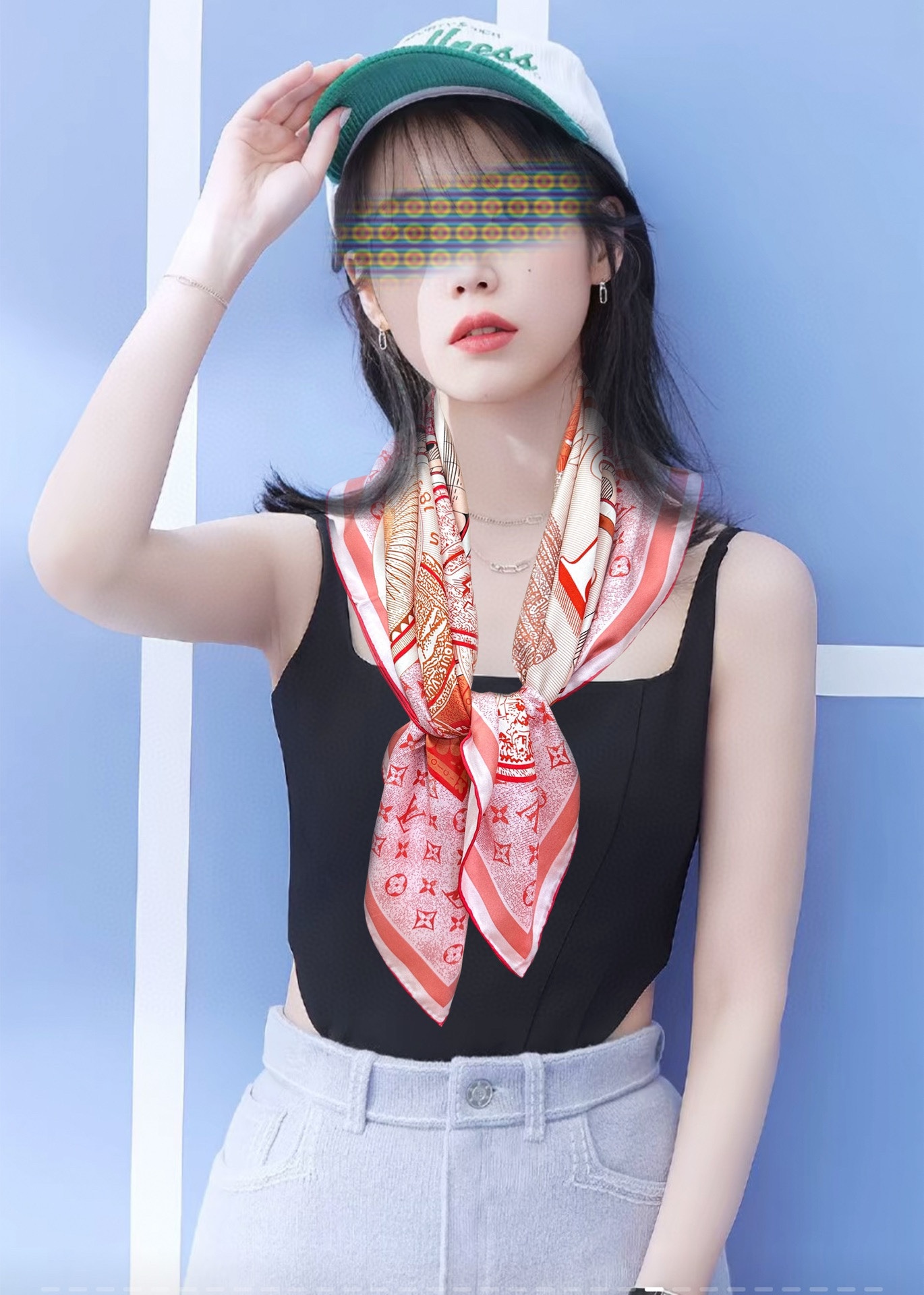 💖Lv家🌟【经典款式】真丝方巾，买了都说好👍下手一定要快【高端 大爱❤️女人尤物 】货极少 四季都可以用