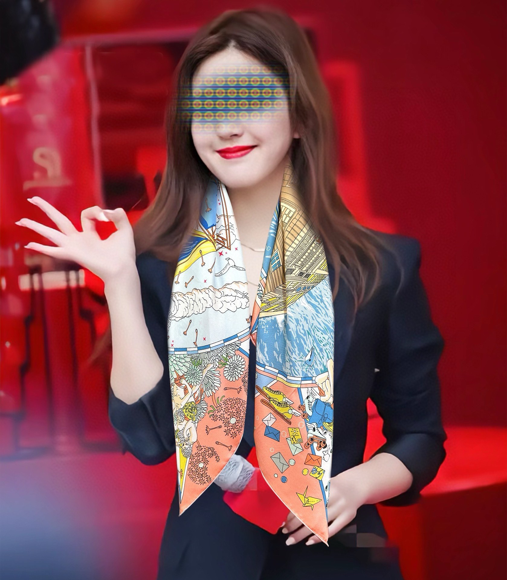 上新2025 。HERMES 重磅庆祝【爱马仕旗舰】方巾嘴唇精简时髦，品质感很显好得意好搭到上瘾的丝巾色
