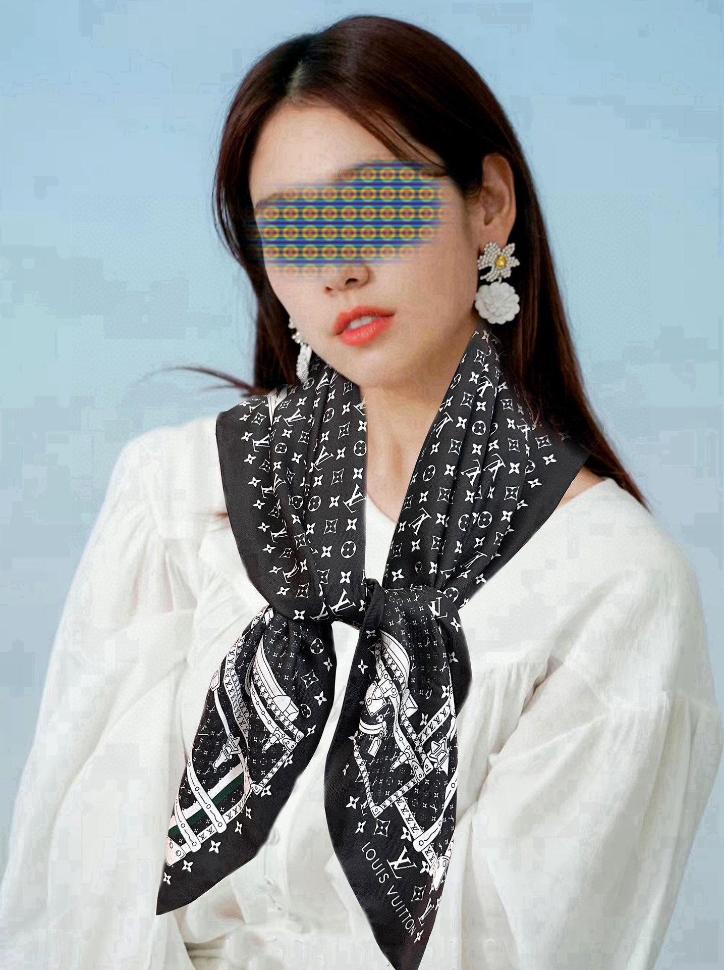 上新2025 最新款LV🌟【经典款式】真丝方巾，买了都说好👍下手一定要快【高端 大爱❤️女人尤物 】货极