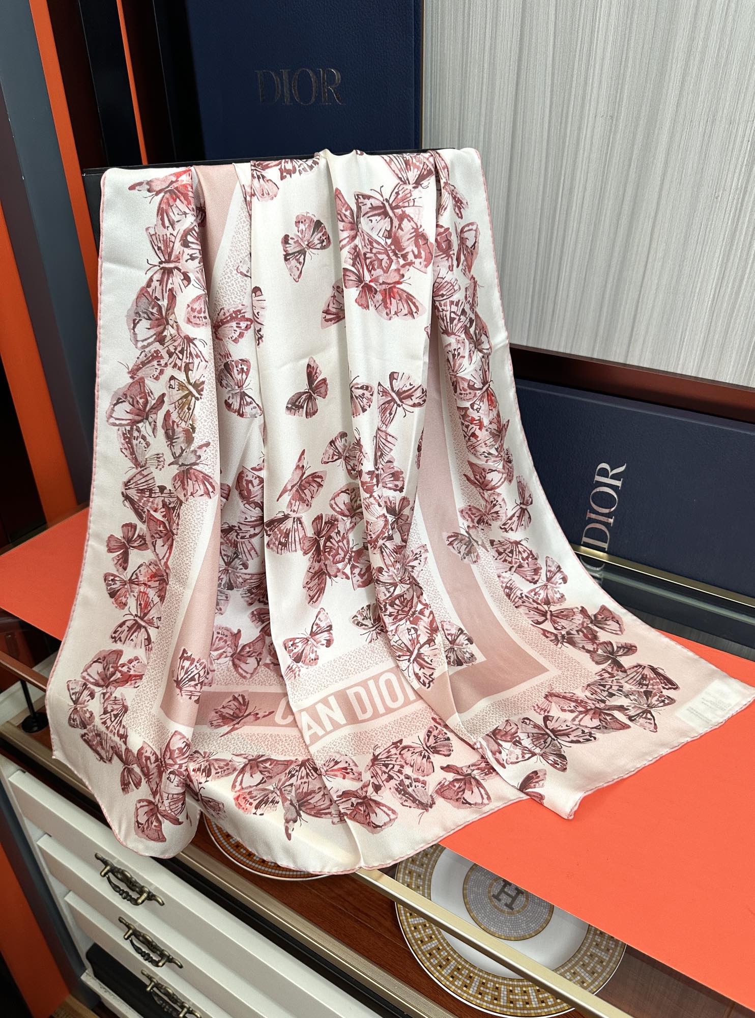 。新款 Dior 2025最新款官网同步Camo PaPillon 图案印花庆祝以优雅而诗意的设计全新演
