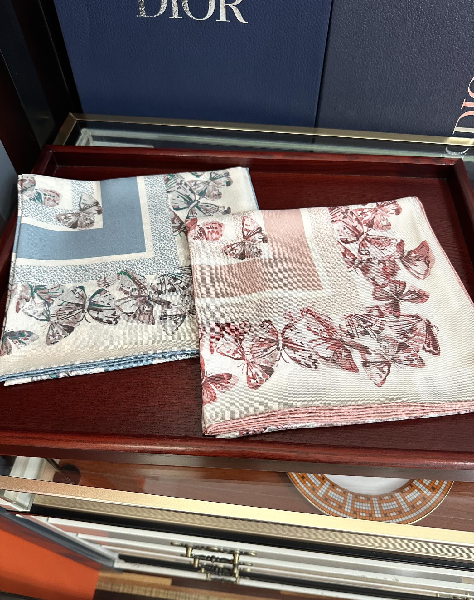 。新款 Dior 2025最新款官网同步Camo PaPillon 图案印花庆祝以优雅而诗意的设计全新演