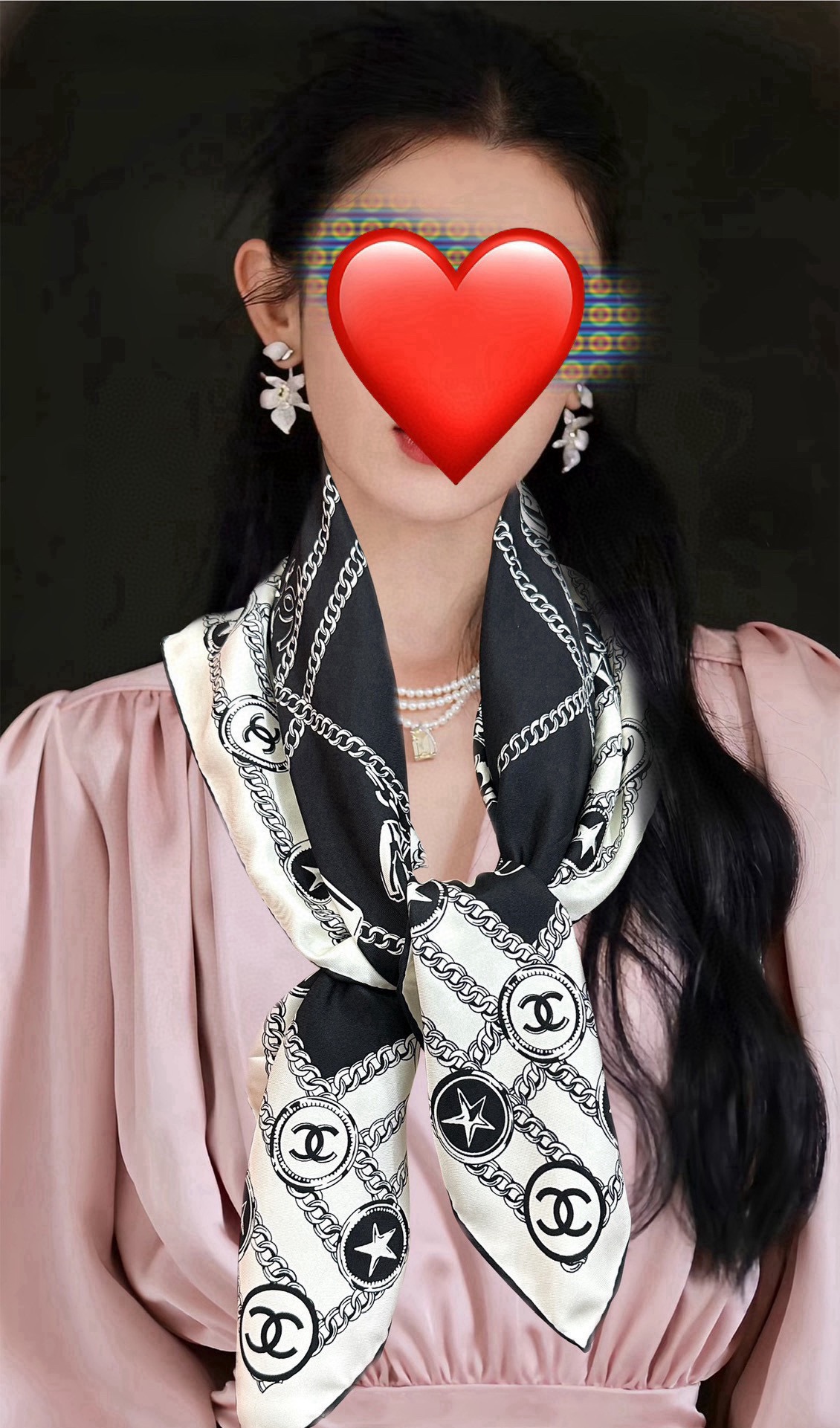 。双面同色 香奈儿18姆米 高版本👍2025春夏新款庆祝香奶奶永远都是比较经典發围上秒变高级女神色一条印
