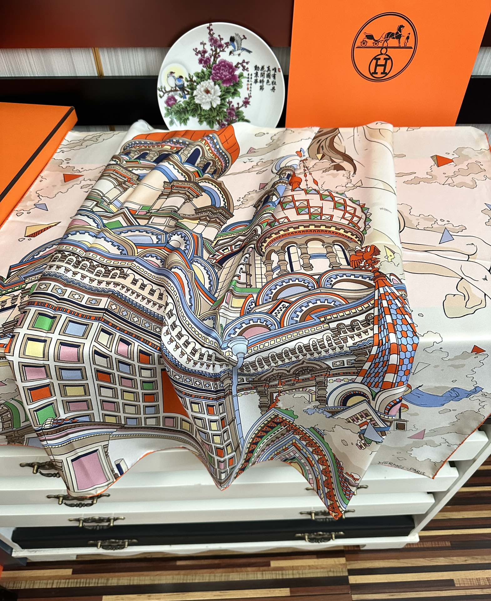 🆕高品质 爱马仕 2025新款太美了【骏马奔腾】精致手工卷边，买到都说好👍下手一定要快高端 大爱❤️女人