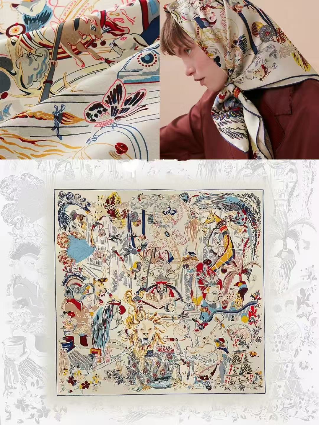 🆕高版本 爱马仕 官网同步【埃米尔奇幻之夜 】设计师：Virginie 夜幕降临在圣奥诺雷街（rue d