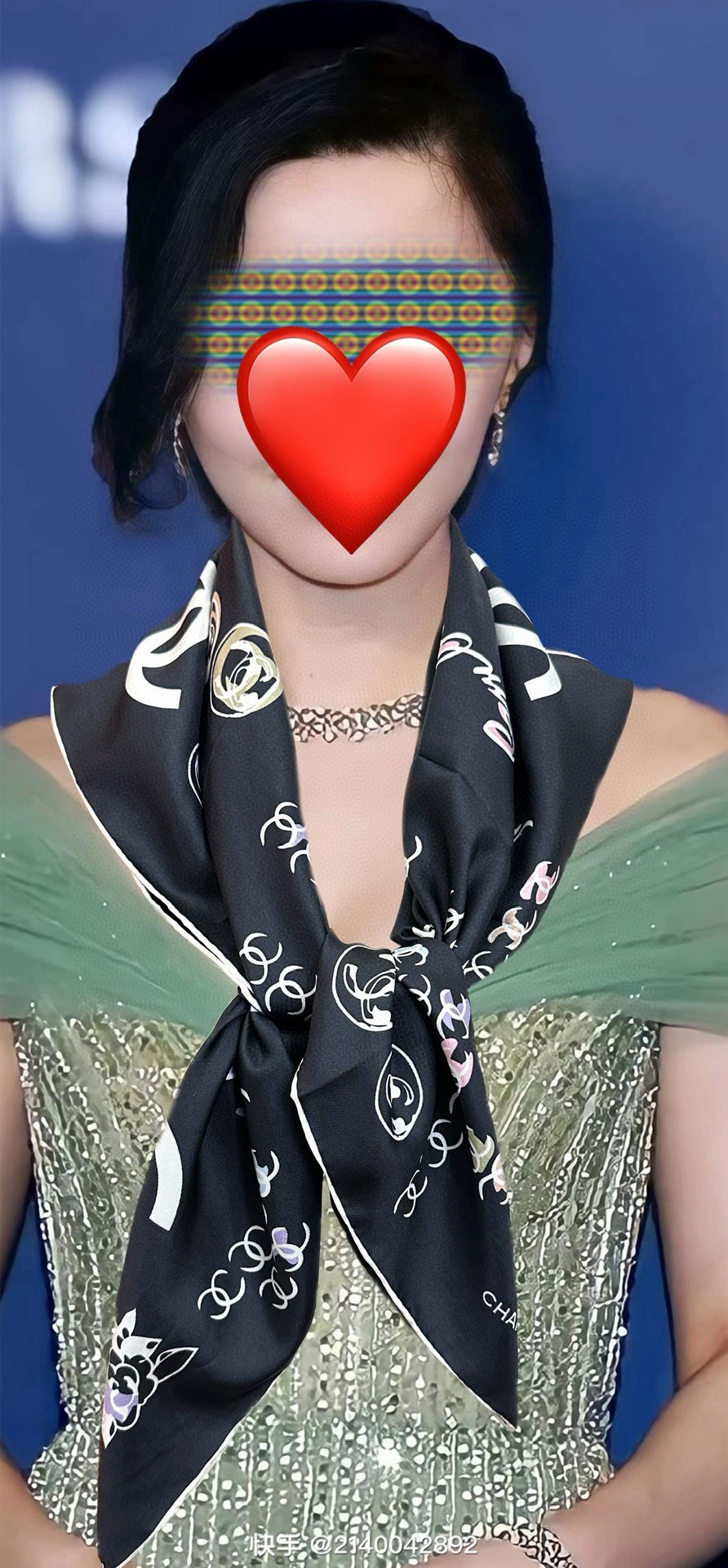 。双面同色 香奈儿18姆米 高版本👍香奶奶永远都是比较经典發一条印有字母Logo交织图案巧妙搭配得意简直