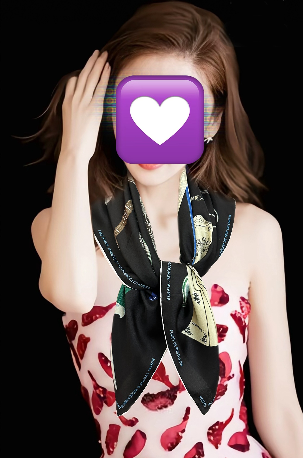 🆕2010 最新款 HERMES 重磅庆祝【形影相随】方巾嘴唇精简时髦，品质感很显好得意好搭到上瘾的丝巾