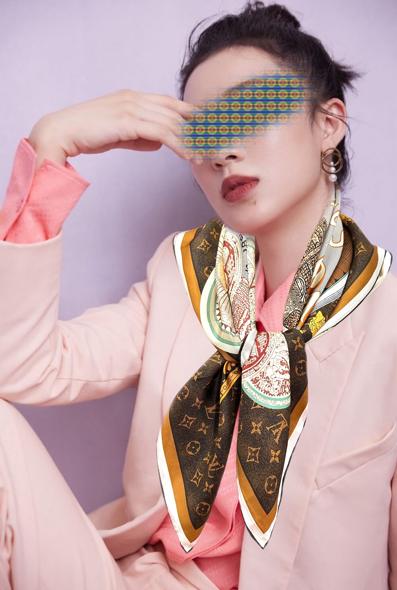 💖Lv家🌟2025【经典款式】真丝方巾👍【高端 大爱❤️女人尤物 】货极少 四季都可以用‼️真心美的让人