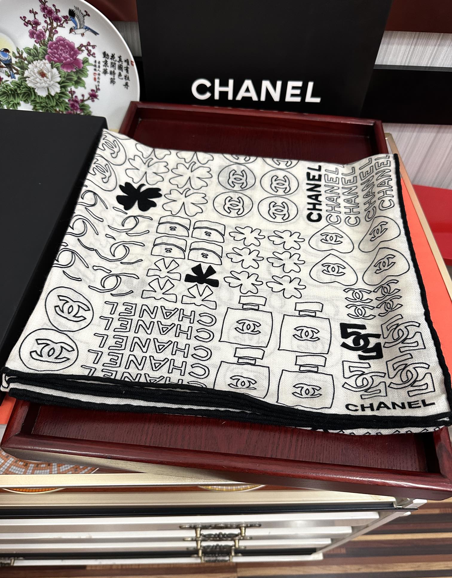  上新❤️香奈儿2025 【双面同色】经典茶花优雅Coco风礼物~气质到骨子里色香奶奶新一季的面料超高级