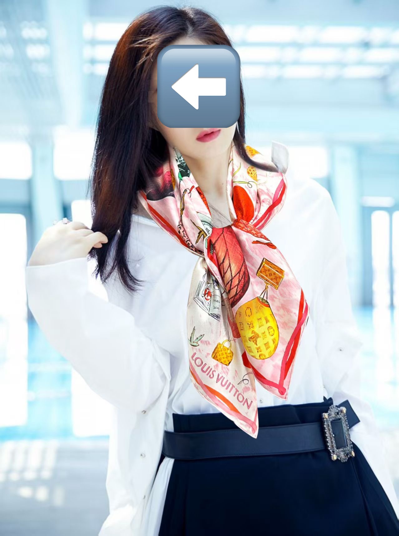 NO:339715,LV official website synchronizes [Double-sided same color Hot air balloon] Exquisite curly edges are so beautiful [celebration] Always so classic 