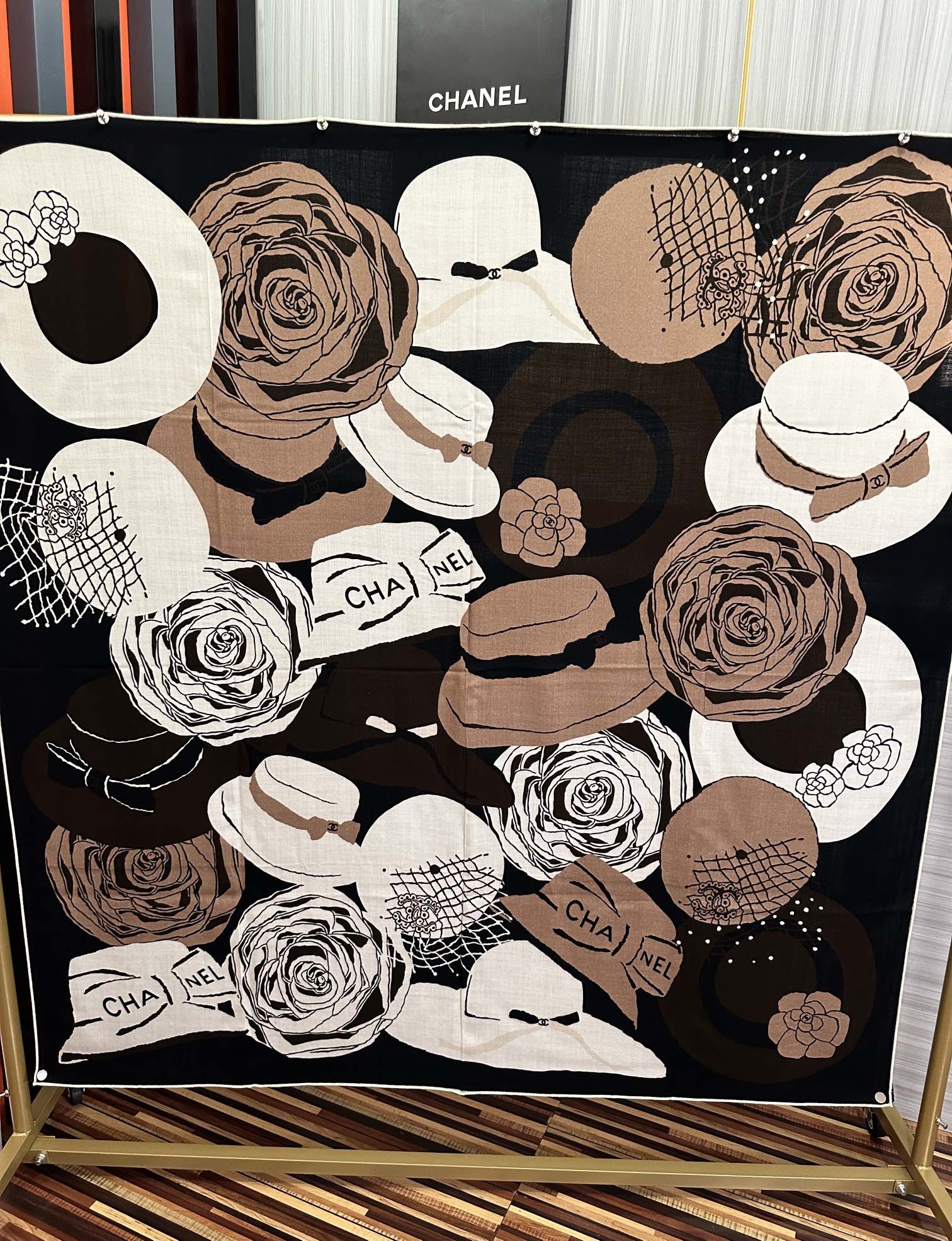 ❤️香奈儿 【双面同色】2025太美了發经典茶花帽子🎩设计优雅风礼物~气质到骨子里色香奶奶新一季的面料超