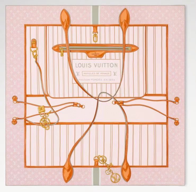 新款❤️LV  2025【双面同色】经典优雅礼物~气质到骨子里色新一季的面料超高级，真心超级柔软，丝丝顺