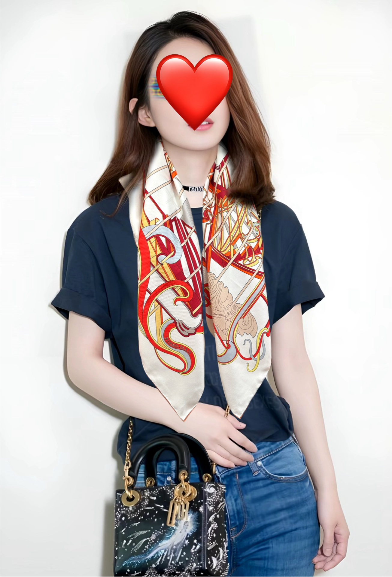 Hermes Silk Scarf 90x90cm - Whiplash Inspired Design - Pierre Marie Creation