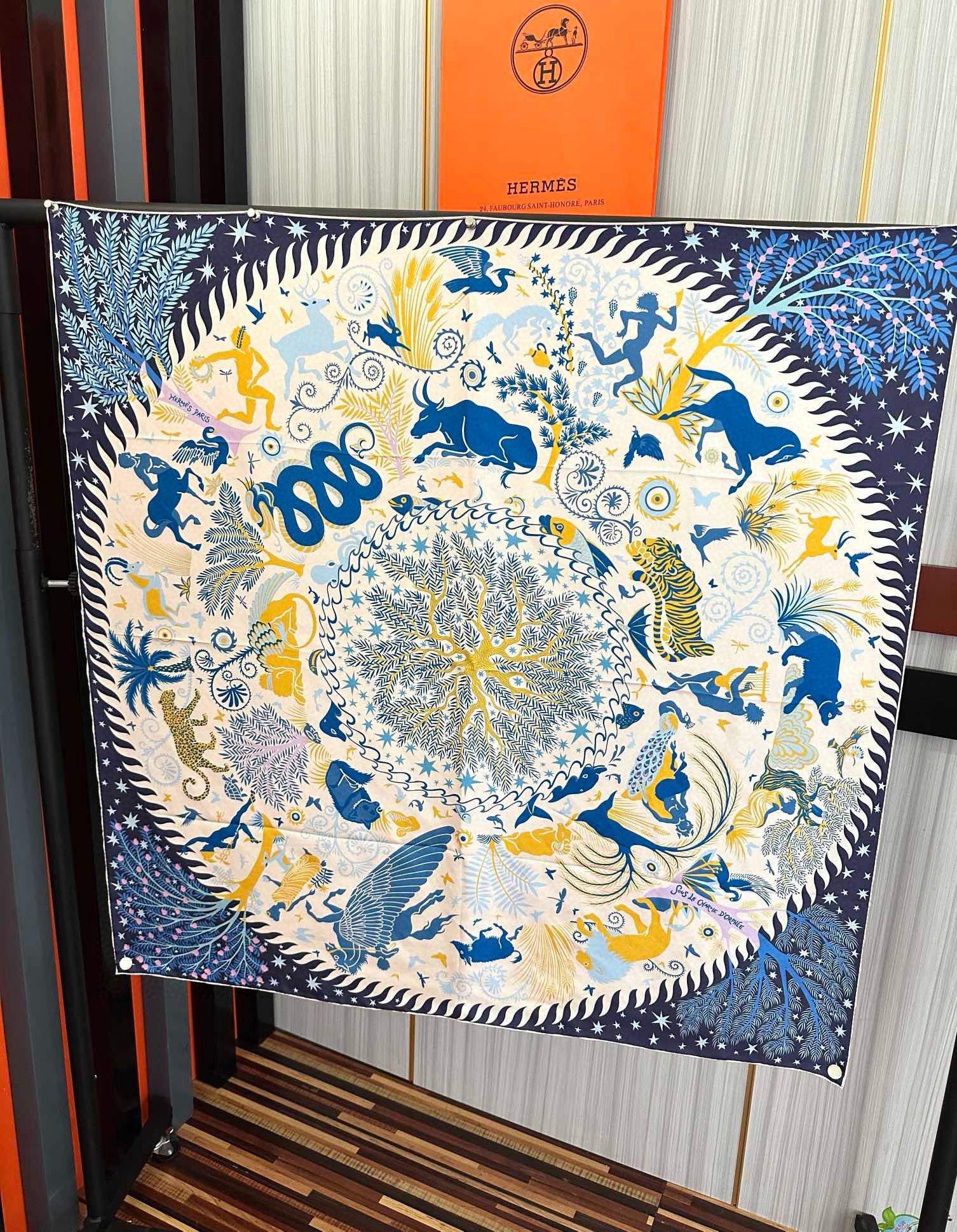 。高品质。H家2025新款【大自然动物图】大爱❤️女人尤物 货极少 四季都可以用‼️真心美的让人非常非常