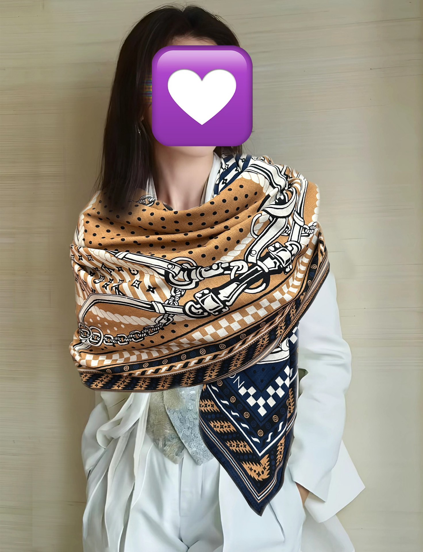 高品质 上新❤️LV 【双面同色】经典优雅礼物~气质到骨子里色新一季的面料超高级，真心超级柔软，丝丝顺滑