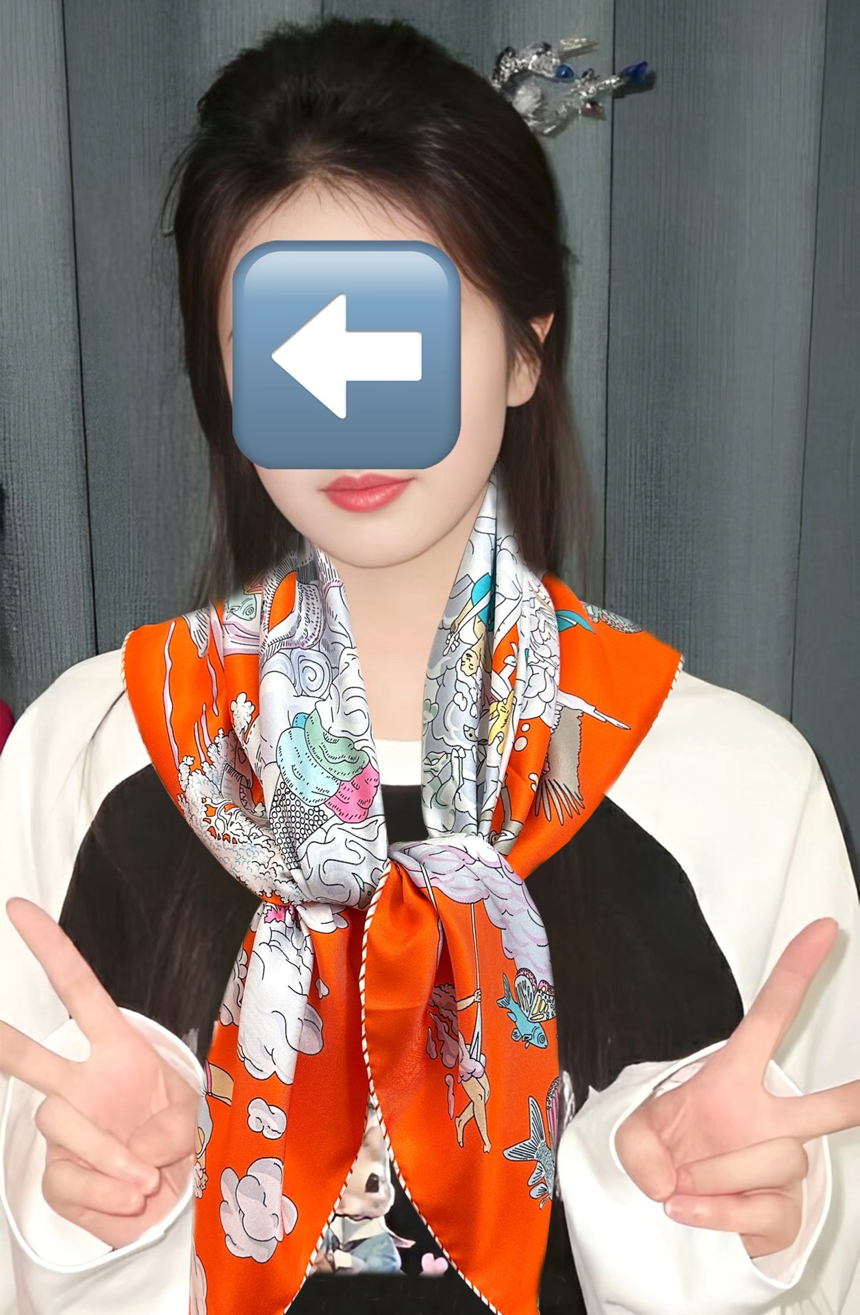  高版本2025𝐇𝐞𝐫𝐦𝐞𝐬 。《我的云间万象》设计犹如梦幻的邀约庆祝这条丝巾充满了童趣發富有想象👍带你