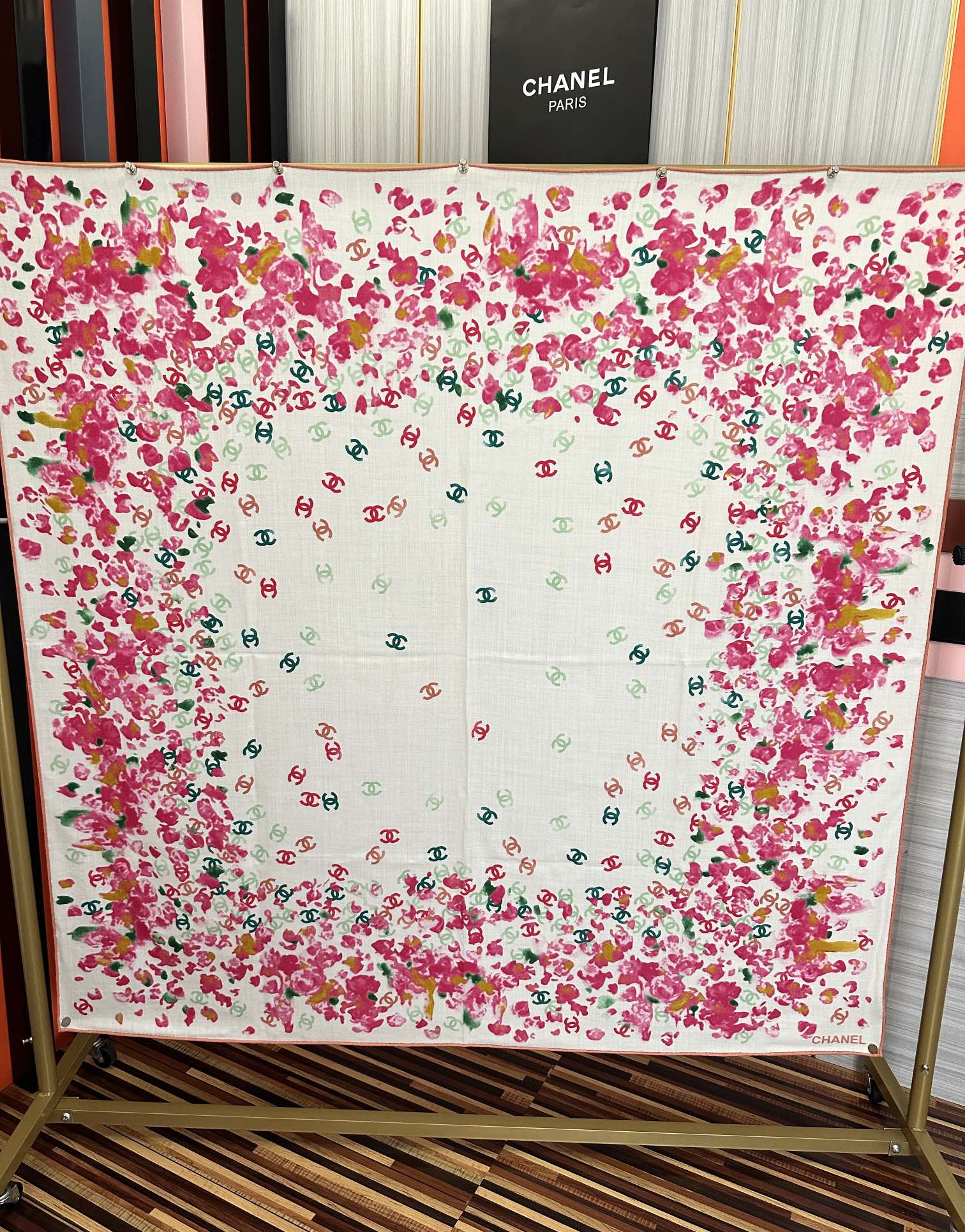 ❤️香奈儿 【2025双面同色印花】太美了發经典茶花帽子🎩设计优雅风礼物~气质到骨子里色香奶奶新一季的面