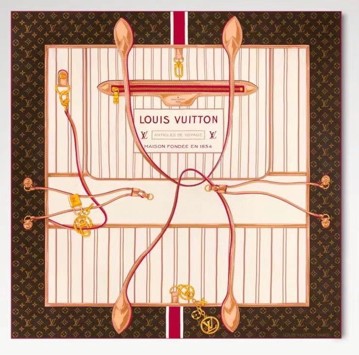 新款❤️LV  2025【双面同色】经典优雅礼物~气质到骨子里色新一季的面料超高级，真心超级柔软，丝丝顺