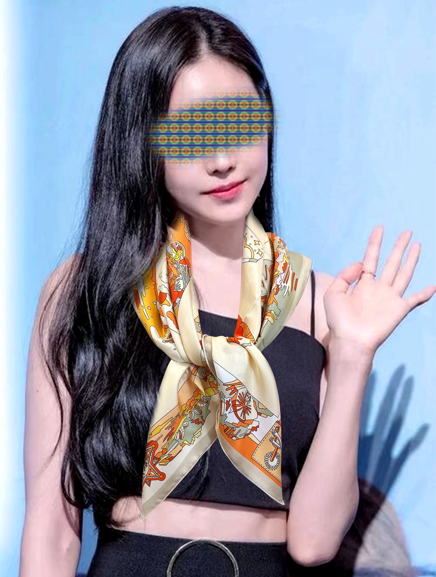 高版本2025 。HERMES 重磅庆祝女士小姐姐们必备款方巾嘴唇精简时髦，太美了發品质感很显好得意好搭