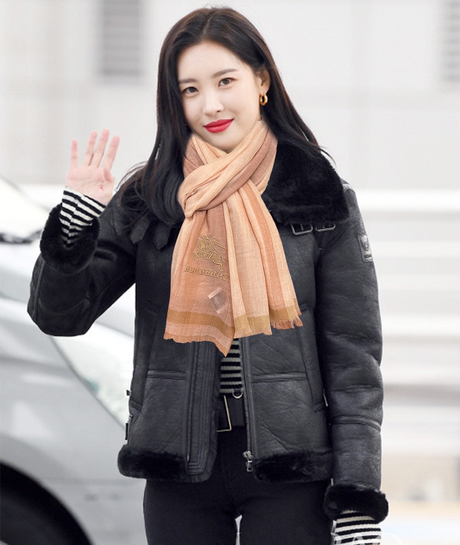 上新🔥2080 巴宝莉👍重磅推荐🎀太美了👓火爆N年的格子，人人都喜欢💕时潮人都有好几条巴家围巾放在衣橱，