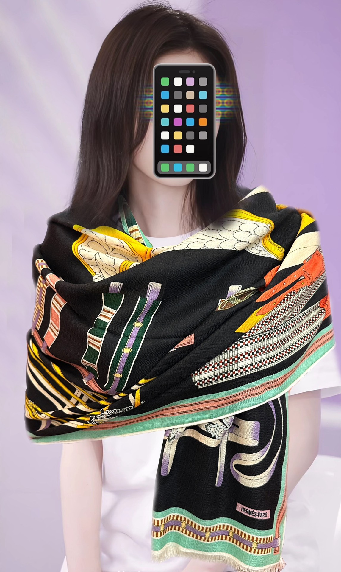 上新 爱马仕🔥2080【双面同色骏马】太美了[吃瓜][嘴唇]四季都可以用[勾引]真心美的让人非常非上身效