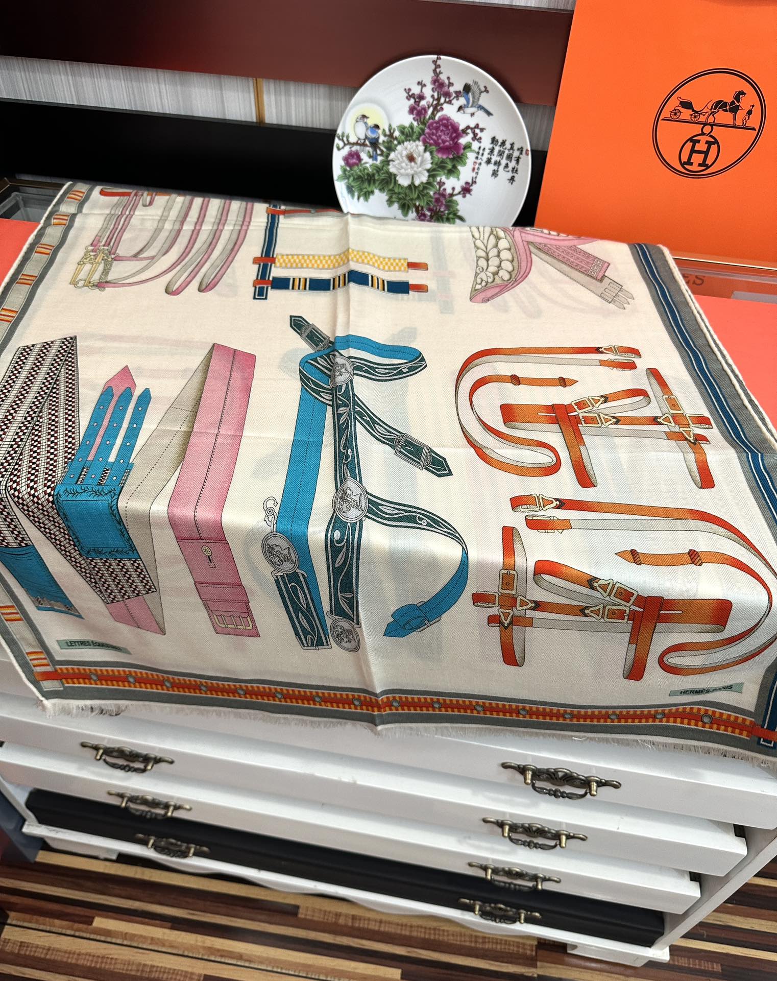 上新 爱马仕🔥2080【双面同色骏马】太美了[吃瓜][嘴唇]四季都可以用[勾引]真心美的让人非常非上身效