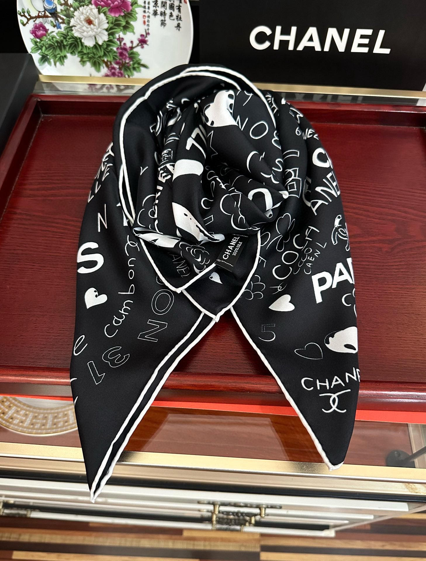 🔥香奈儿【18mm双面同色】浪漫爱情重磅推荐[色]真的超级爱的款式❤️Love,真情永在[得意]一条印有