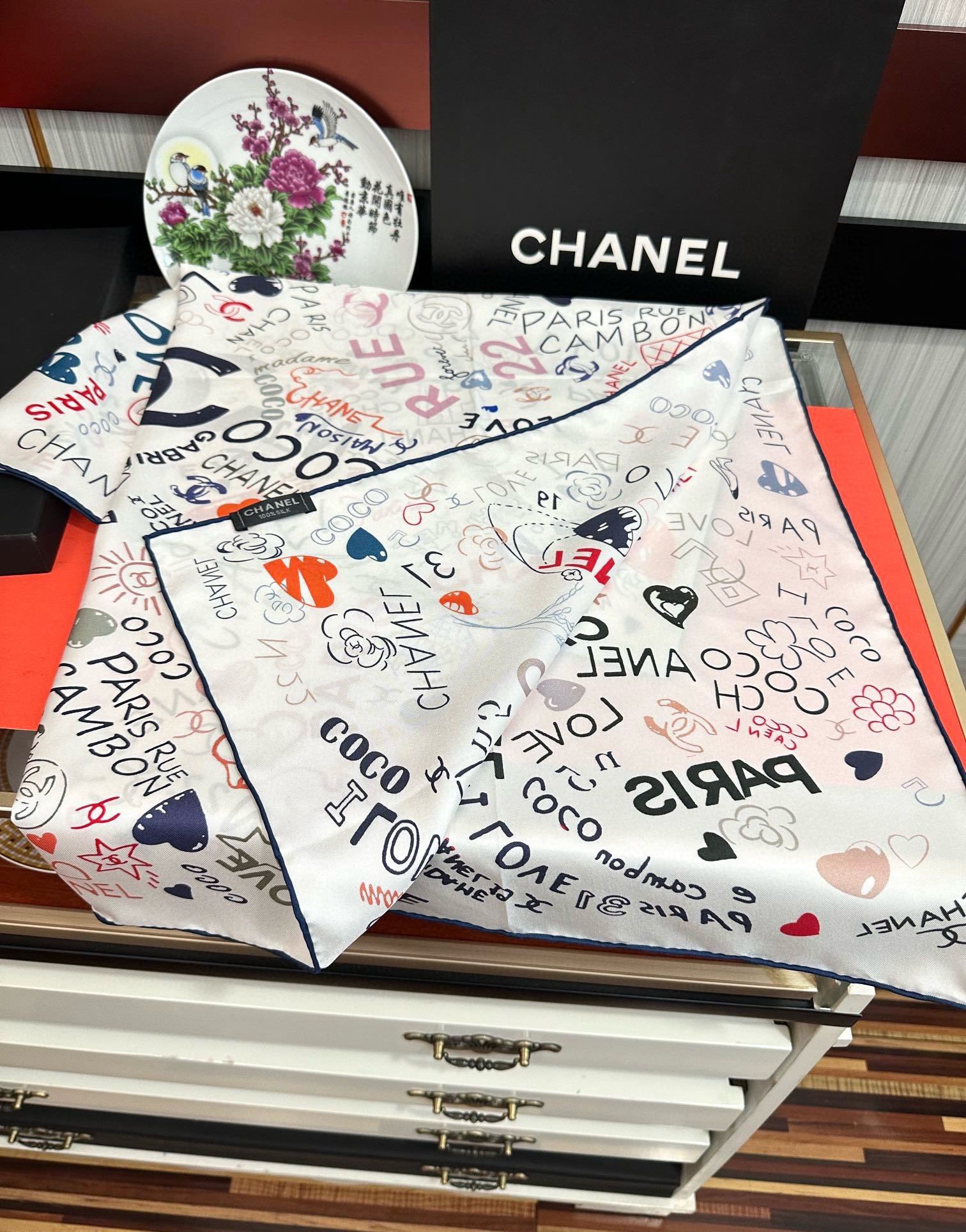 🔥香奈儿【18mm双面同色】浪漫爱情重磅推荐[色]真的超级爱的款式❤️Love,真情永在[得意]一条印有