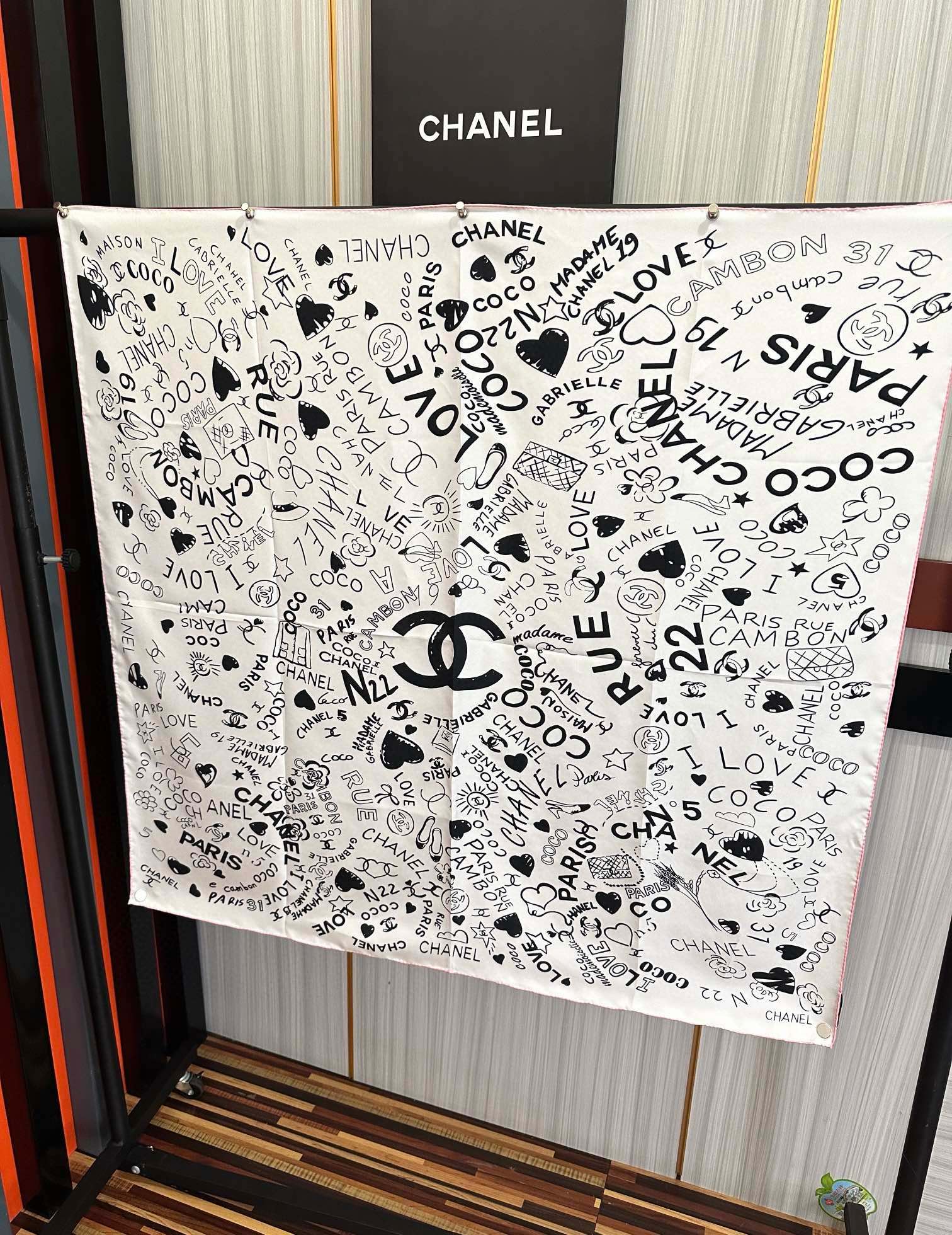 🔥香奈儿【18mm双面同色】浪漫爱情重磅推荐[色]真的超级爱的款式❤️Love,真情永在[得意]一条印有