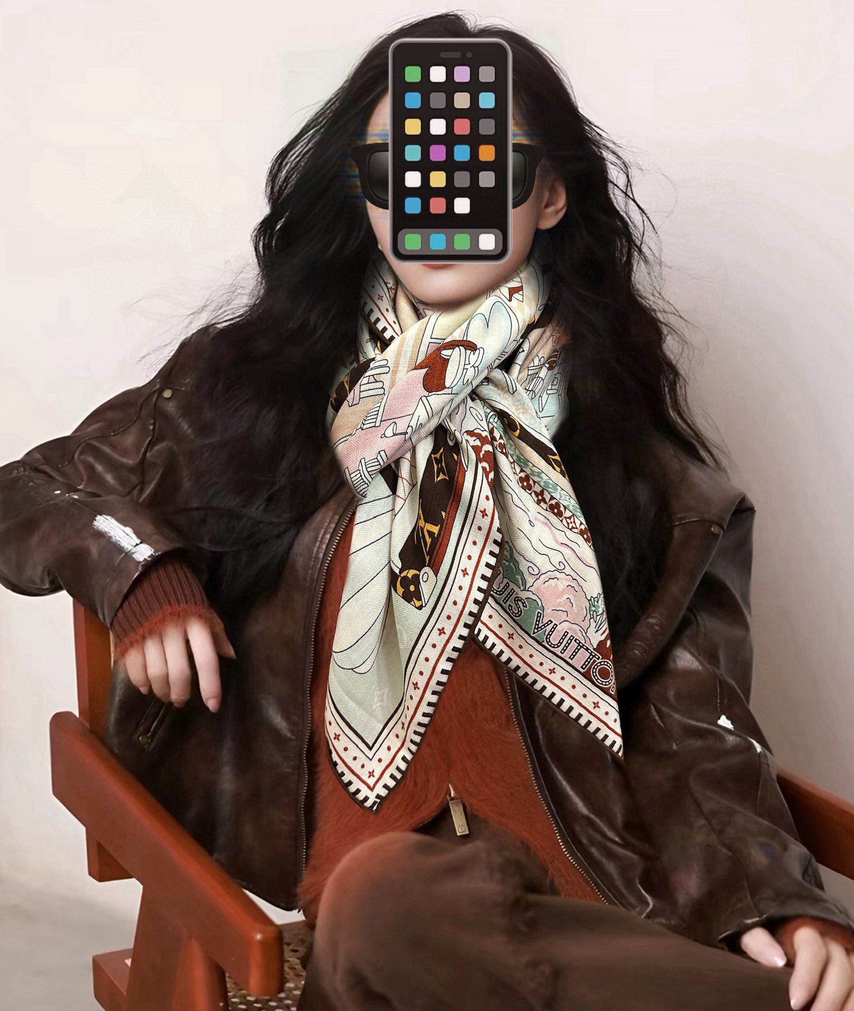 新款LV 今年的爆款【双面同色】经典优雅[礼物]~气质到骨子里[色]新一季的面料超高级，真心超级柔软，丝