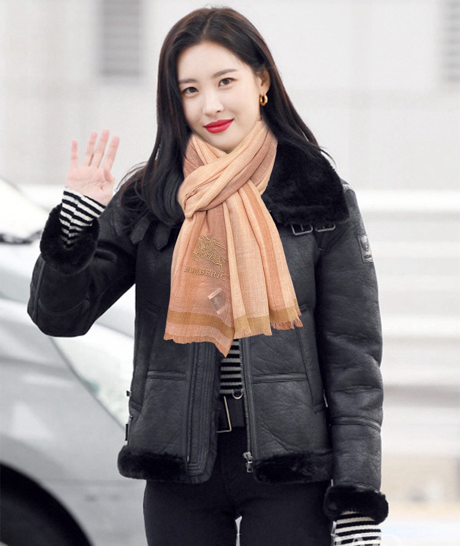 上新🔥2080 巴宝莉👍重磅推荐🎀太美了👓火爆N年的格子，人人都喜欢💕时潮人都有好几条巴家围巾放在衣橱，