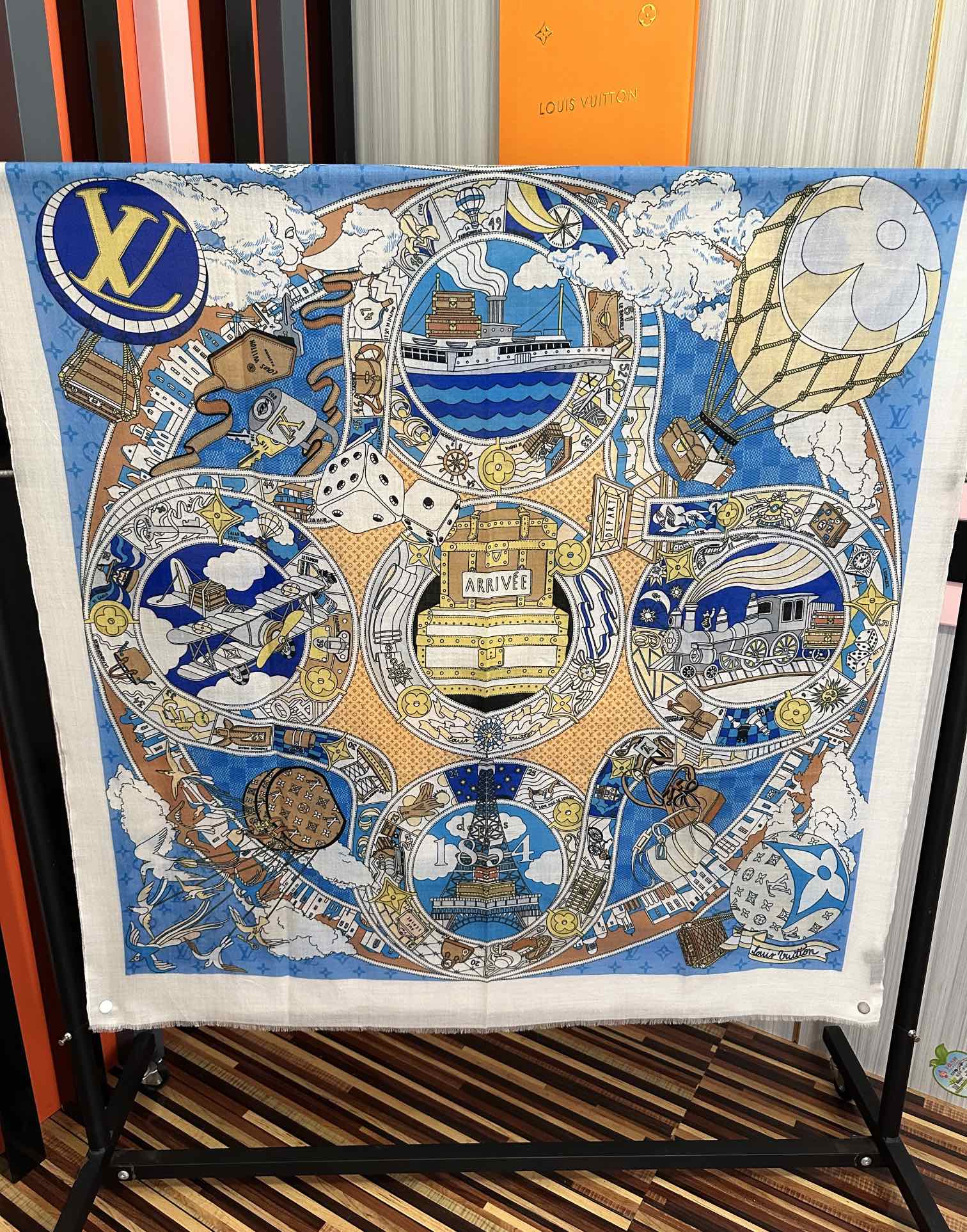 🔥LvZG最新款2025 重磅推荐[爱心]顶级高端设计太美了[啤酒]真心赞👍【戒指绒长巾】😘💍实物真心美