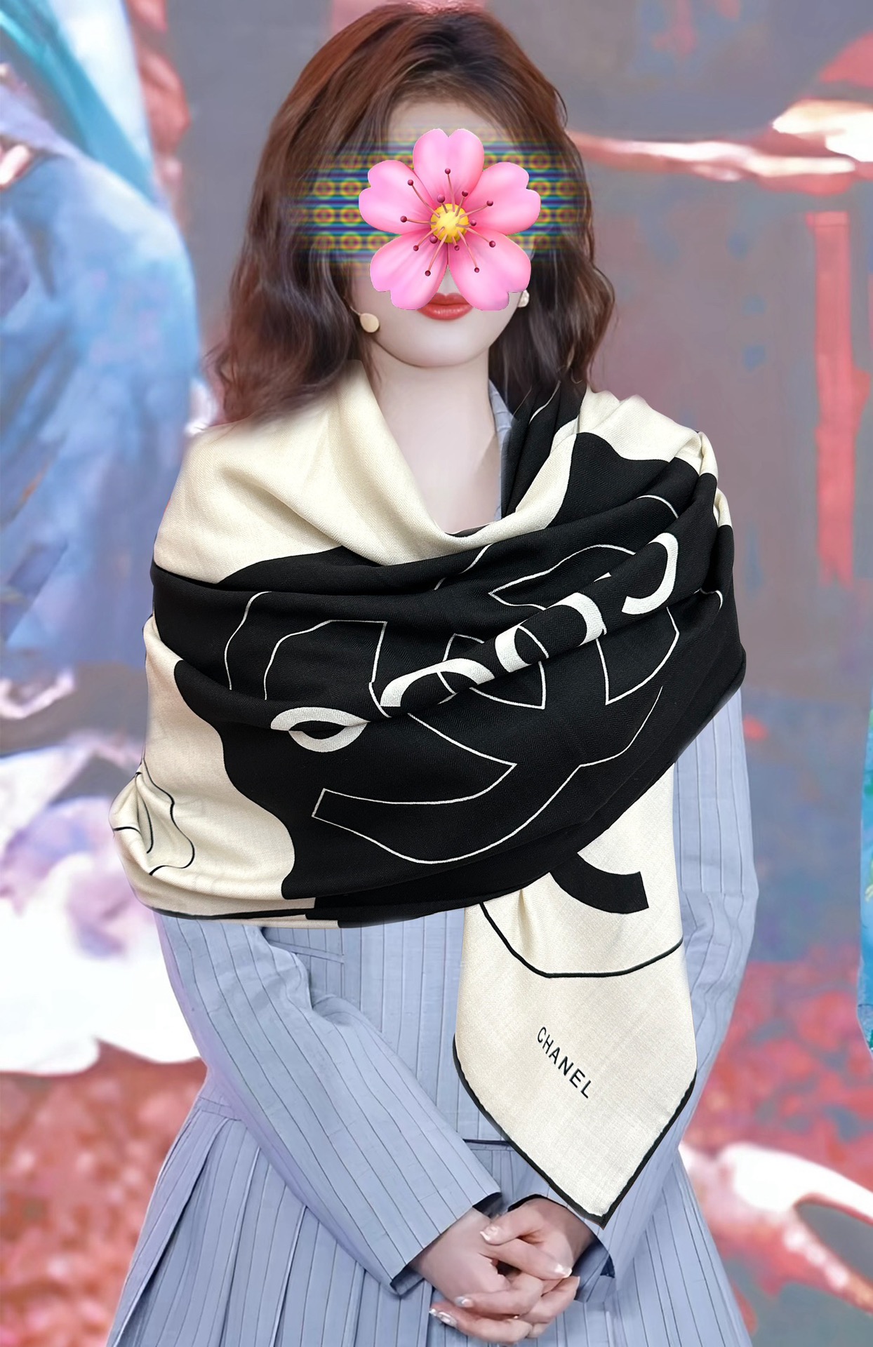 上新❤️2025 香奈儿 香奶奶永远都那么经典 太美了 【双面同色】大双C标志 设计优雅[礼物]~气质到