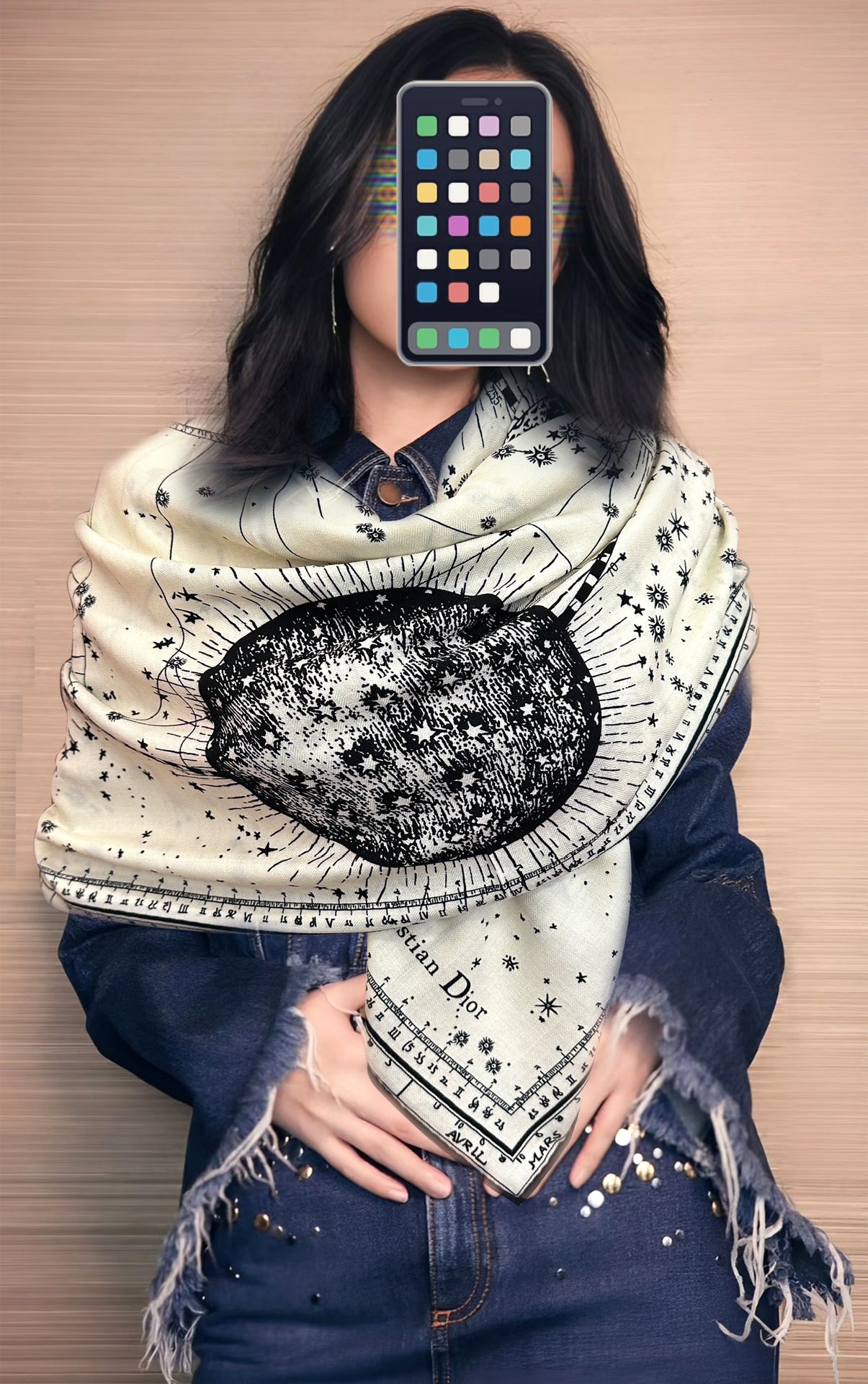 NO:511405,The new Dior [Double-sided and same-colored earth pattern] is classic and elegant [gift]~ temperament to the bones [color] The new season's fabric is super high-end, really soft, smooth [sun] Very tough, it is not easy to be easily hooked! The new series this year ~ This design is really beautiful and beautiful. A scarf [color] gives you the best match [lip] The upper body effect is simply elegant and elegant. The gift is very lively. The layered and elegant texture. [celebration] The fragrance powder must be put into [hair] The upper body effect really needs no more beauty (it feels more with clothing, shoes and bags) [beer] The real thing is definitely more beautiful [strong] [sun] Size 140x140, material 30 silk silk cashmere high-version scarf, high-version scarf, dior, real silk19860909上新迪奥【双面同色地球图案】经典优雅[礼物]~气质到骨子里[色]新一季的面料超高级,真心超级柔软,丝丝顺滑[太阳]韧性很强 不容易被轻易勾丝！今年新出的系列~真的被这样的设计美到[强]一条的丝巾[色]给你最好的搭配[嘴唇]上身效果简直优雅气质到不行[礼物]非常灵动.层次优雅质感.[庆祝]香粉必入[發]上身效果真的不用多说的美(搭配服饰鞋包更有感觉)[啤酒]实物绝对更美[强][太阳]尺寸140x140、材质30真丝丝羊绒高版本围巾,高版本围巾,dior,real silk,scarf