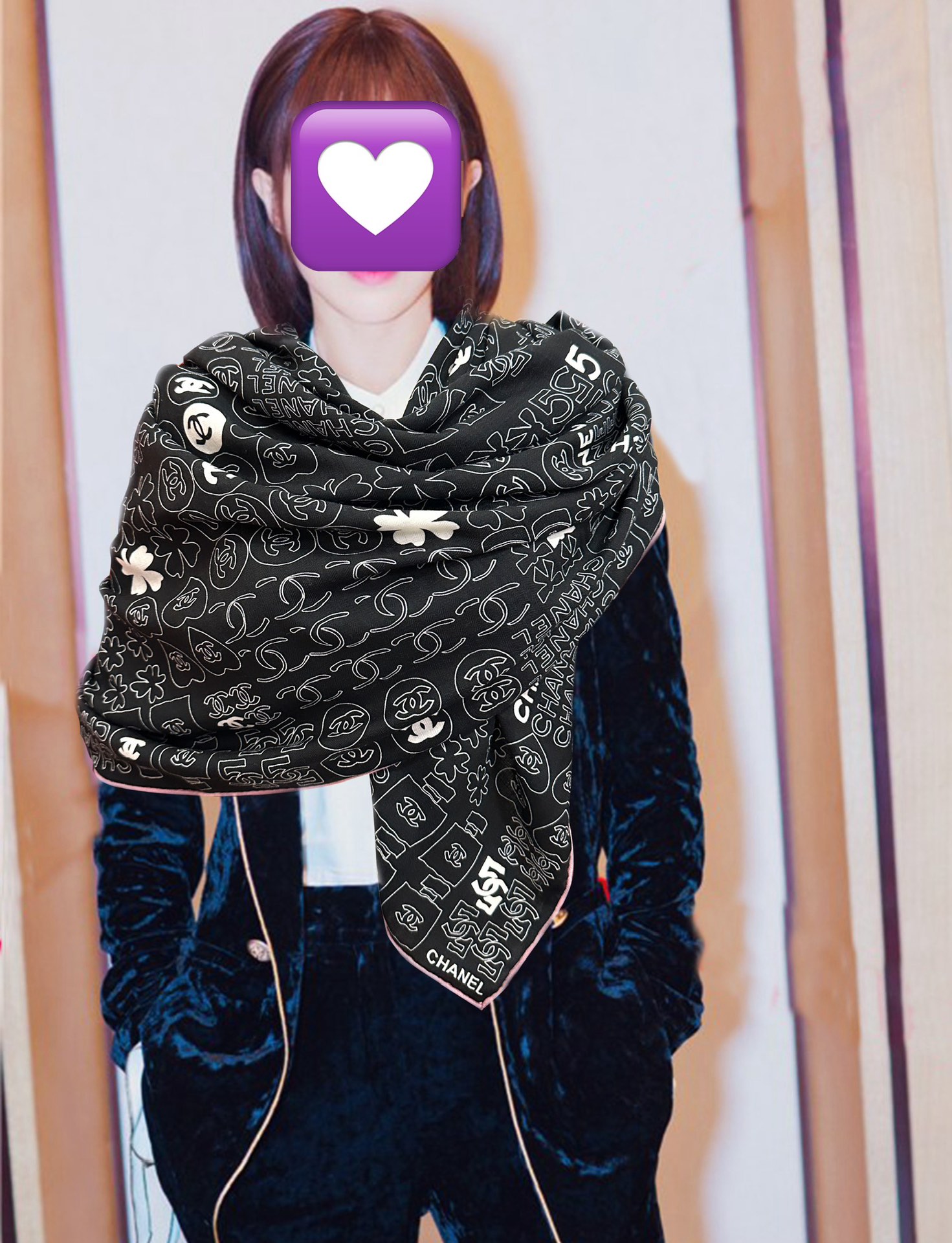 上新❤️香奈儿2025 【双面同色】经典茶花优雅Coco风[礼物]~气质到骨子里[色]香奶奶新一季的面料